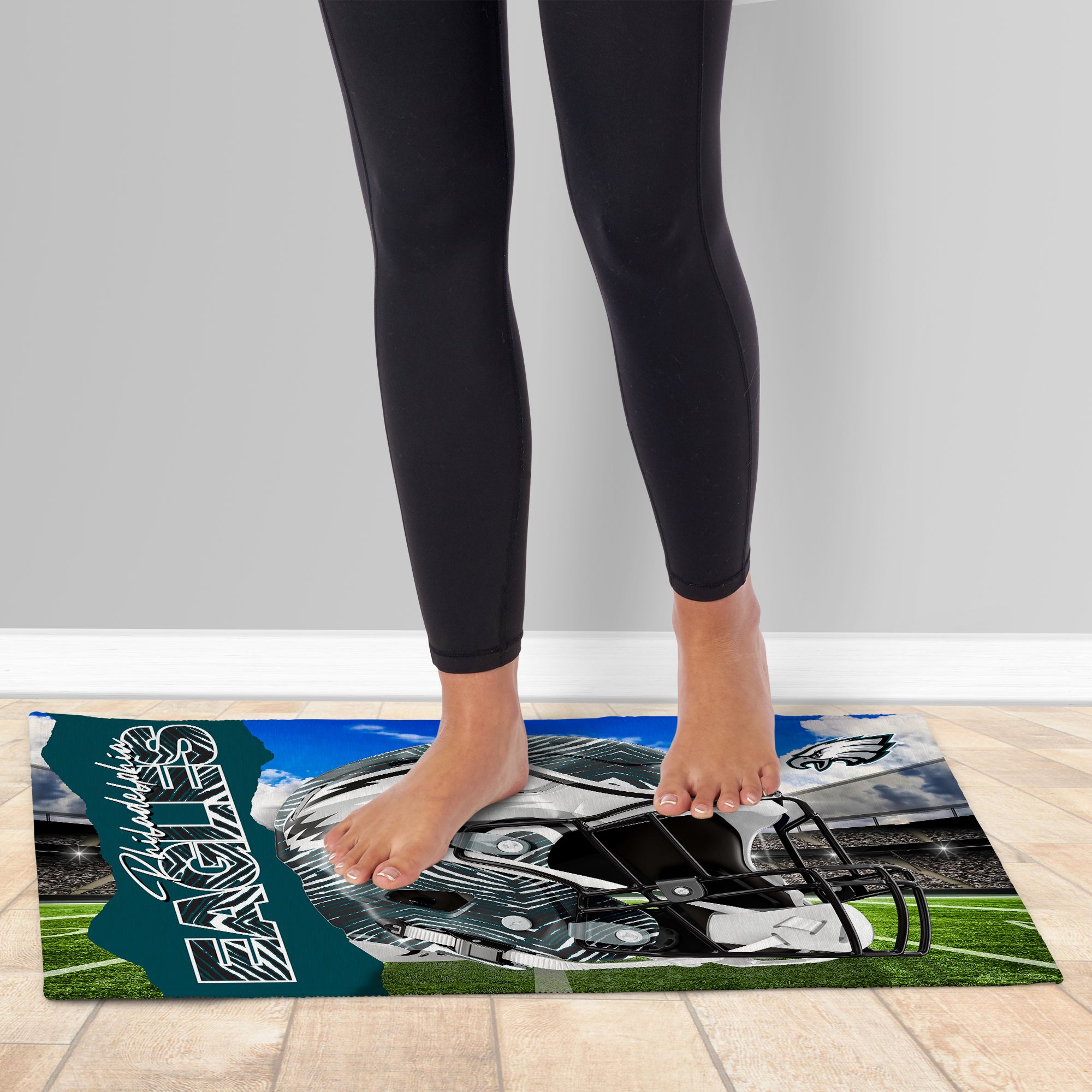Zubaz X Northwest 20X32 WASHABLE RUG ZUBAZ - EAGLES