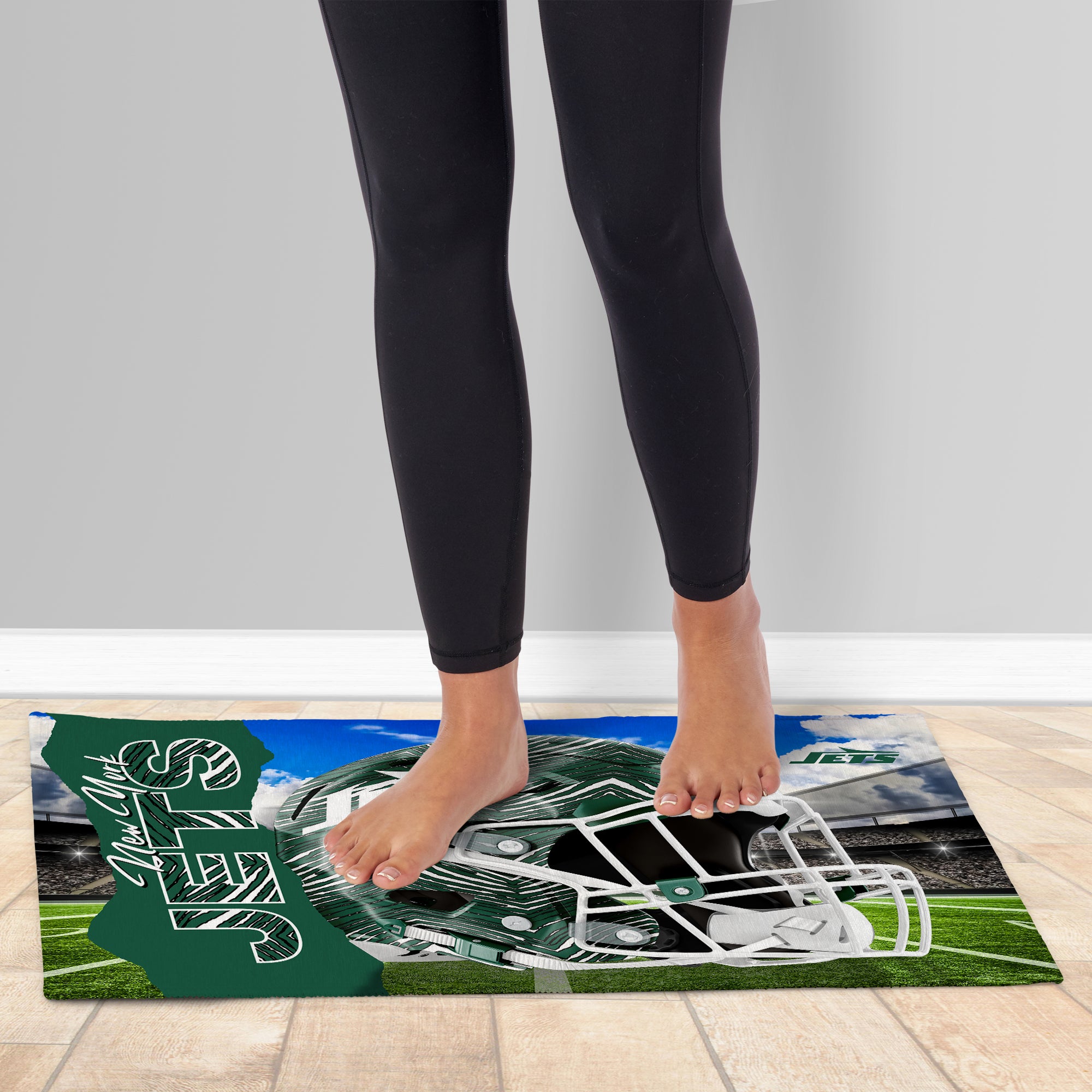 Zubaz X Northwest 20X32 WASHABLE RUG ZUBAZ - JETS