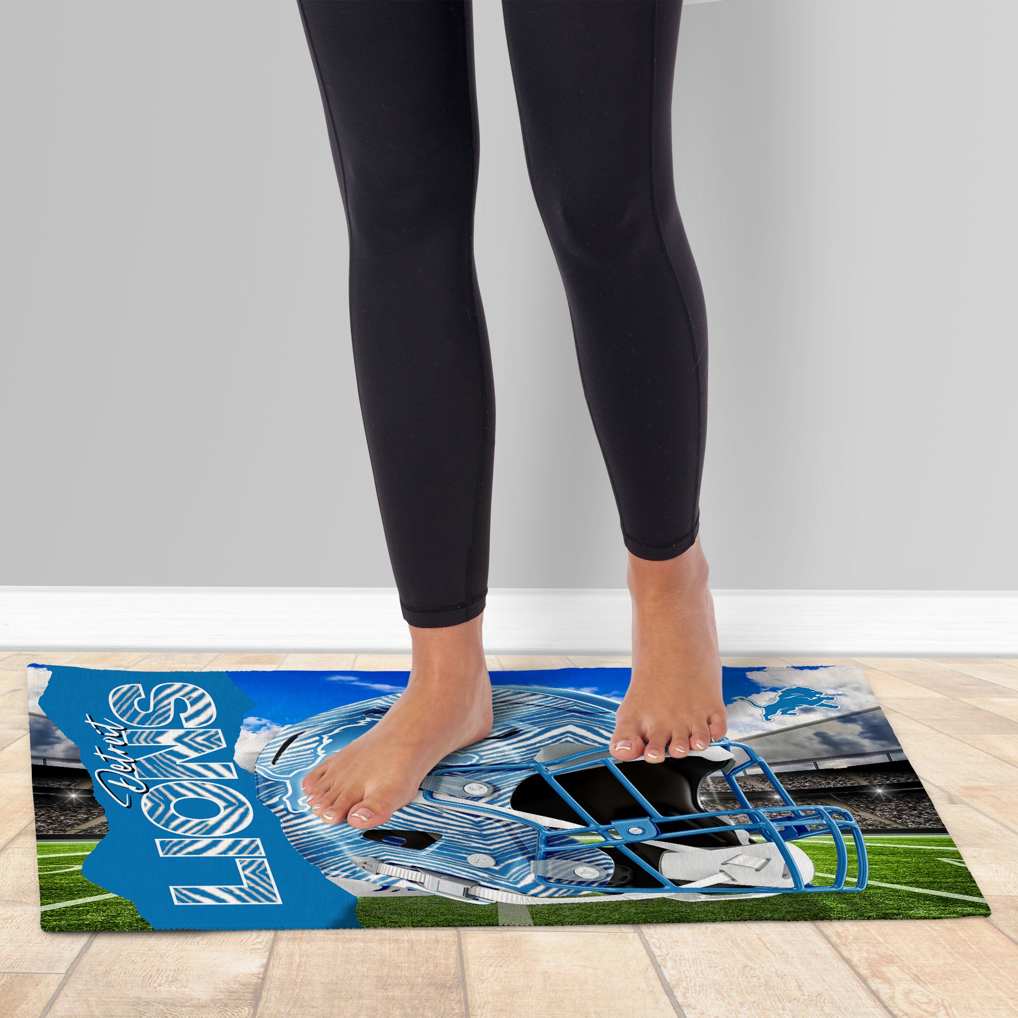 Zubaz X Northwest 20X32 WASHABLE RUG ZUBAZ - LIONS