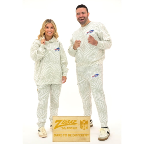 Zubaz NFL UNISEX 90s Team Cargo Joggers - Zebra 2 Color, MIAMI DOLPHINS