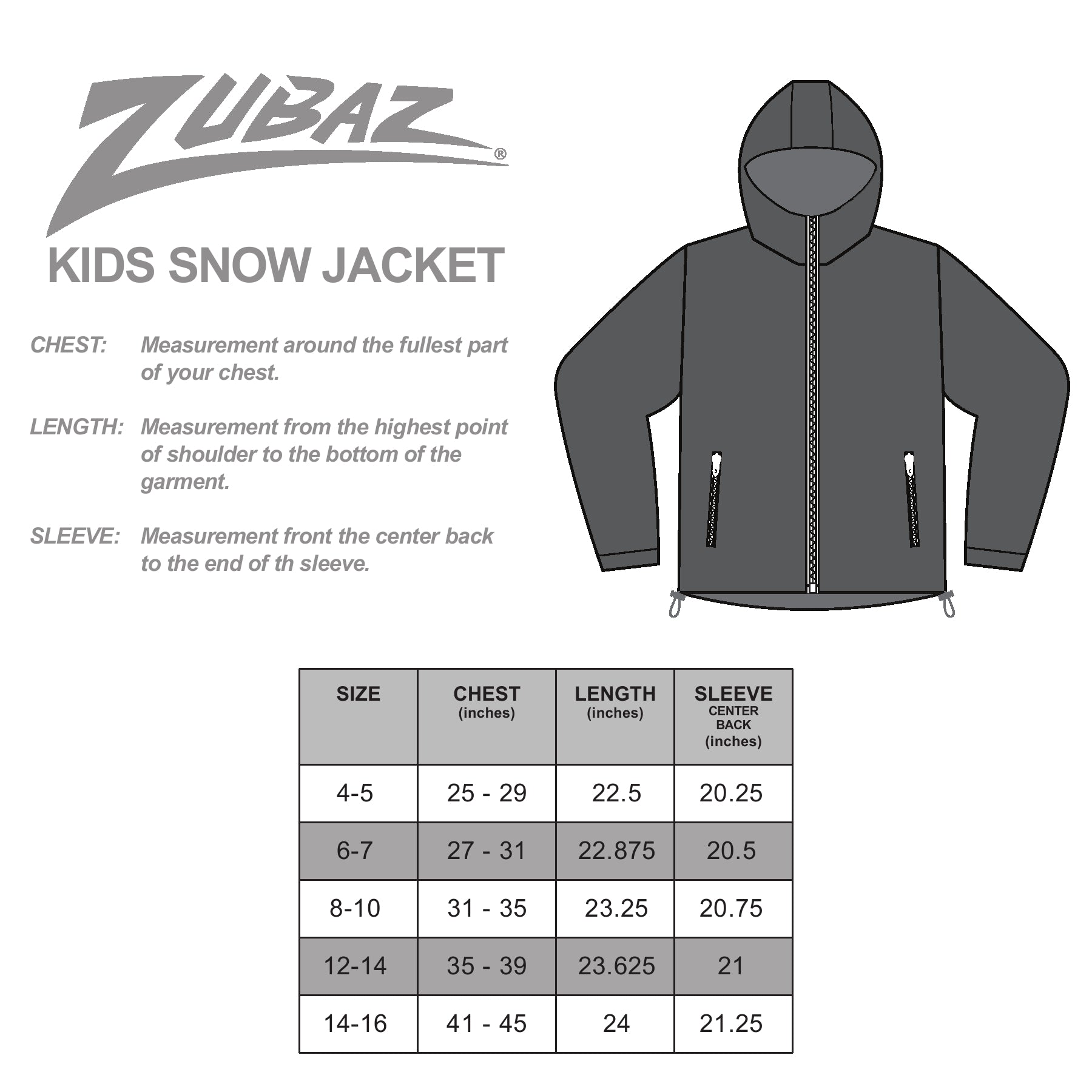 Zubaz NFL Kids Unisex Zebra Team Color Bleacher Blazer Jr Snow Jacket, Kansas City Chiefs