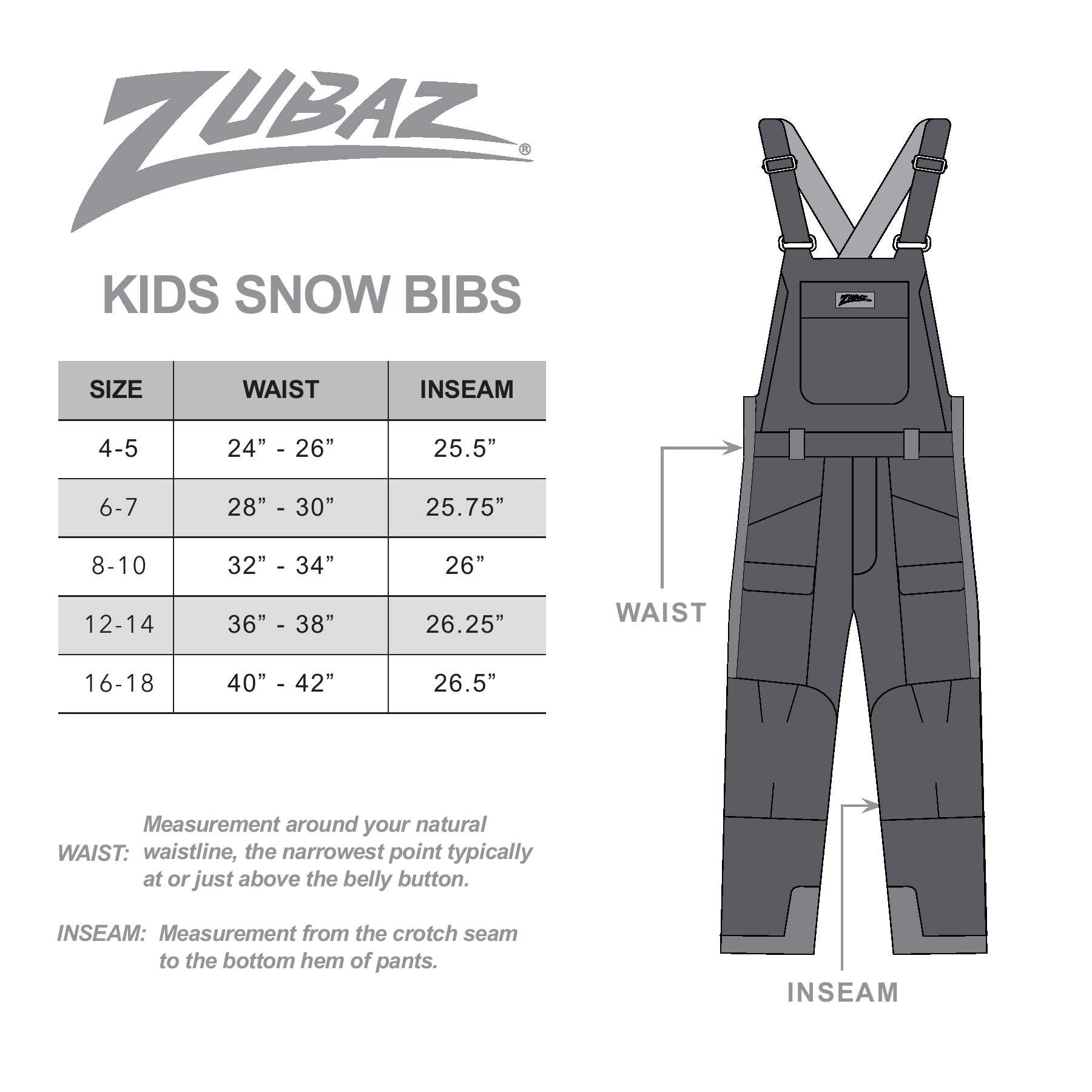 Zubaz NFL Kids Unisex Zebra Team Color Blizzard Snow Bib Jr, Cleveland Browns