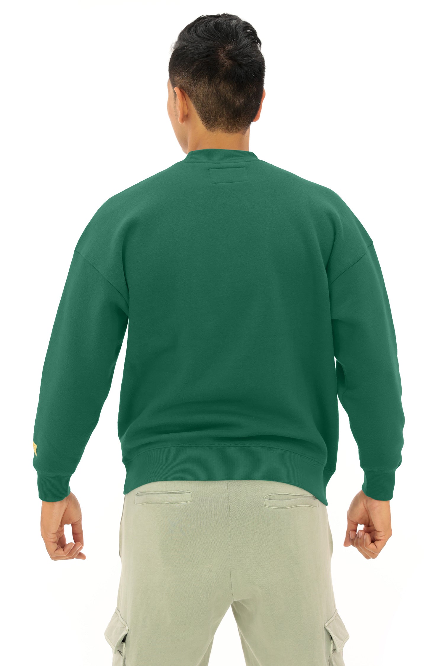 Zubaz NFL 90s Drop Shoulder Crewneck -MVP, NEW YORK JETS