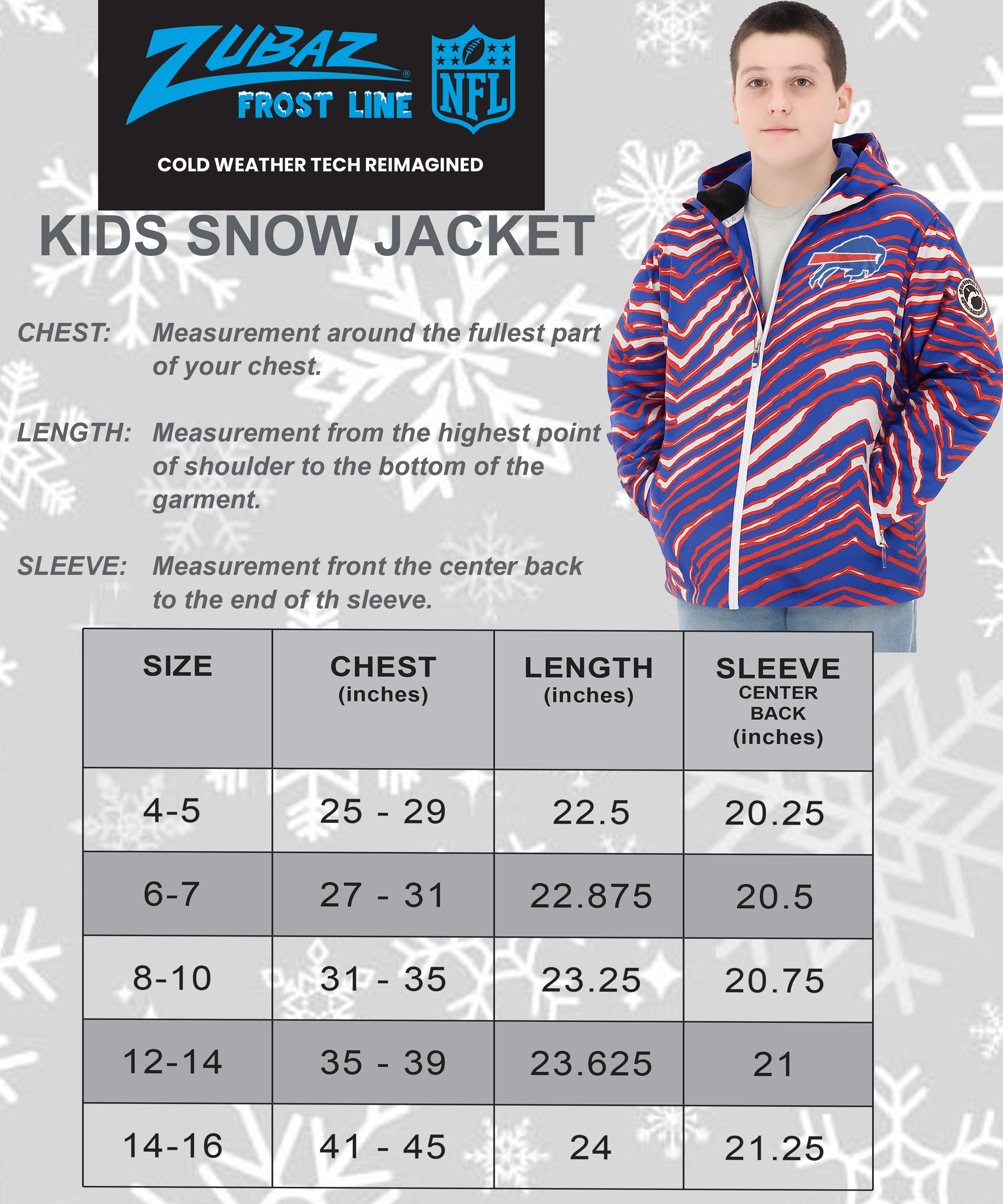 Zubaz NFL Kids Unisex Zebra Team Color Bleacher Blazer Jr Snow Jacket, Philadelphia Eagles - Official NFL Eagles Zubaz Appare
