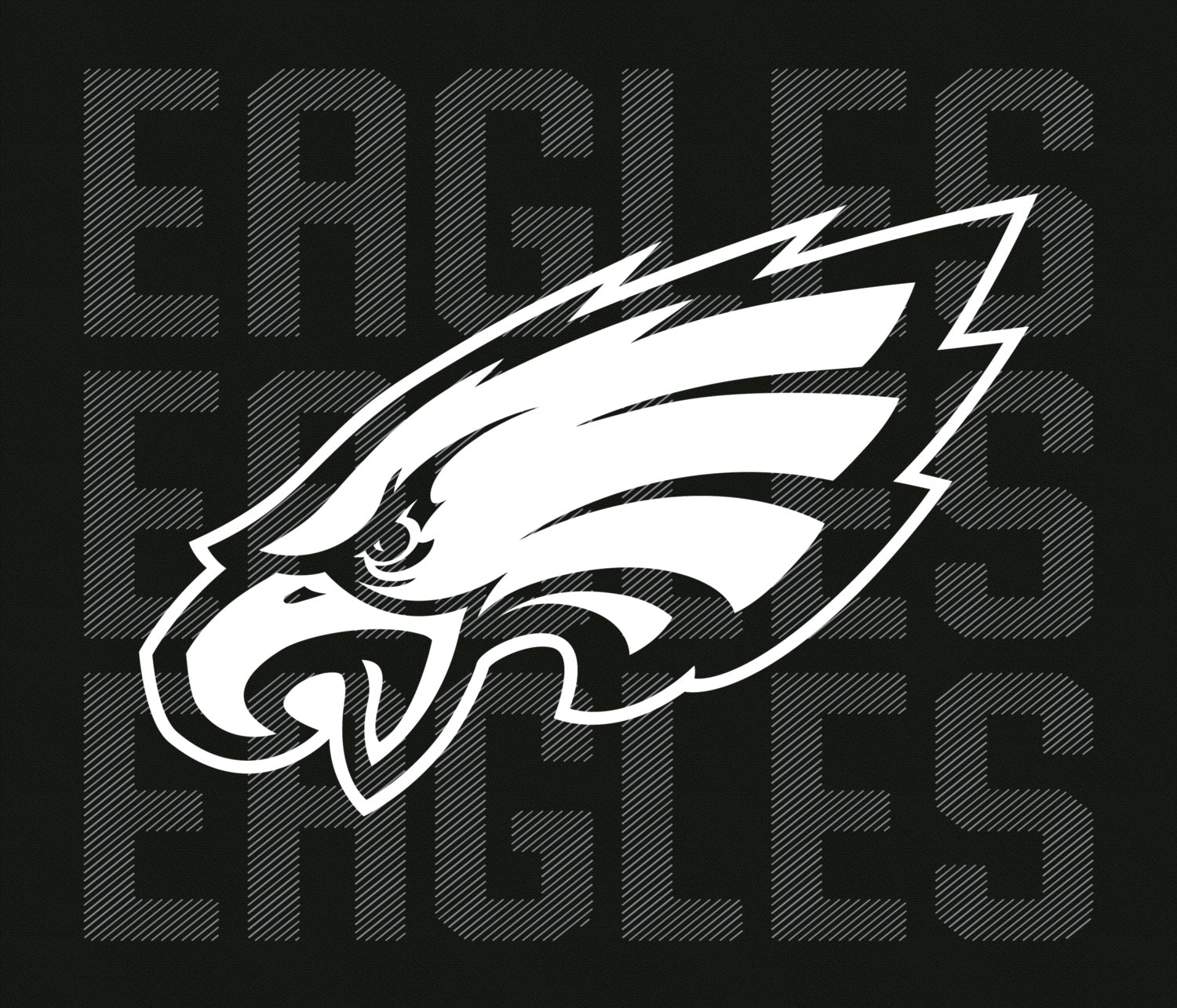 Zubaz NFL Men's Tonal Camo Line Back Panel Hoodie, PHILADELPHIA EAGLES