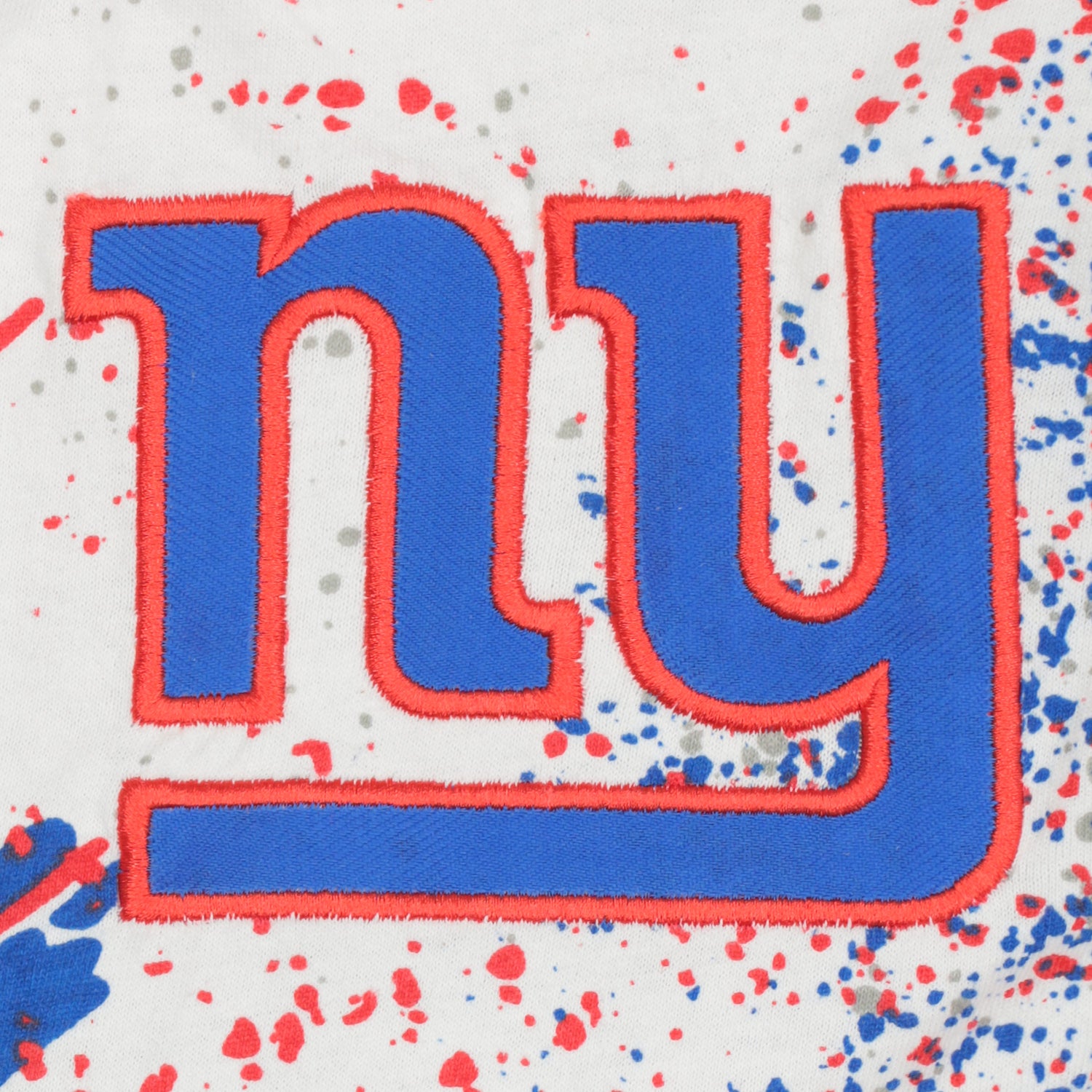 Zubaz NFL Adult Unisex Z88 Embroidered Confetti 3 Color Pants, New York Giants