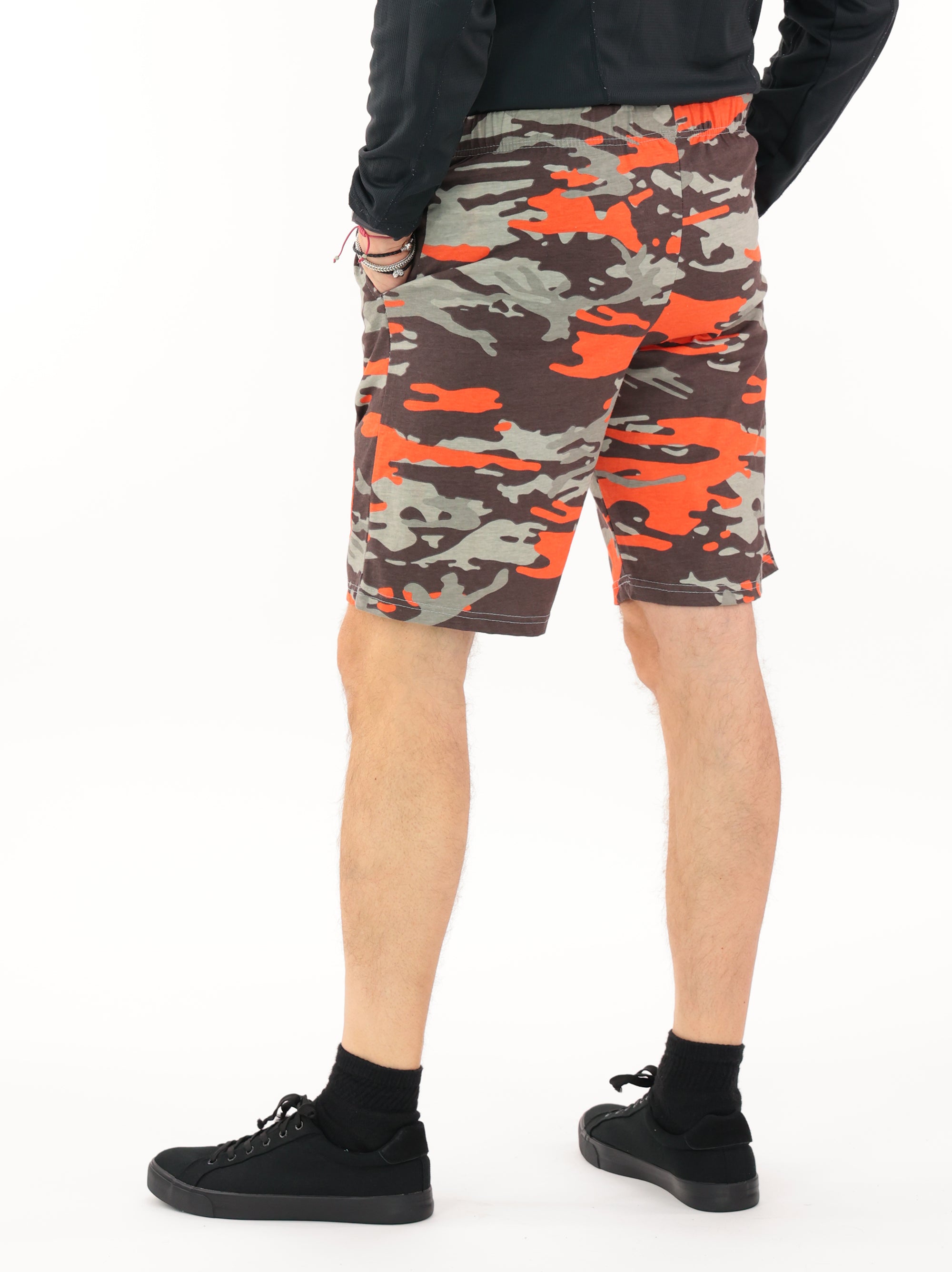 Zubaz NFL Adult Unisex Z88 Embroidered Alt Camo Shorts, Cleveland Browns