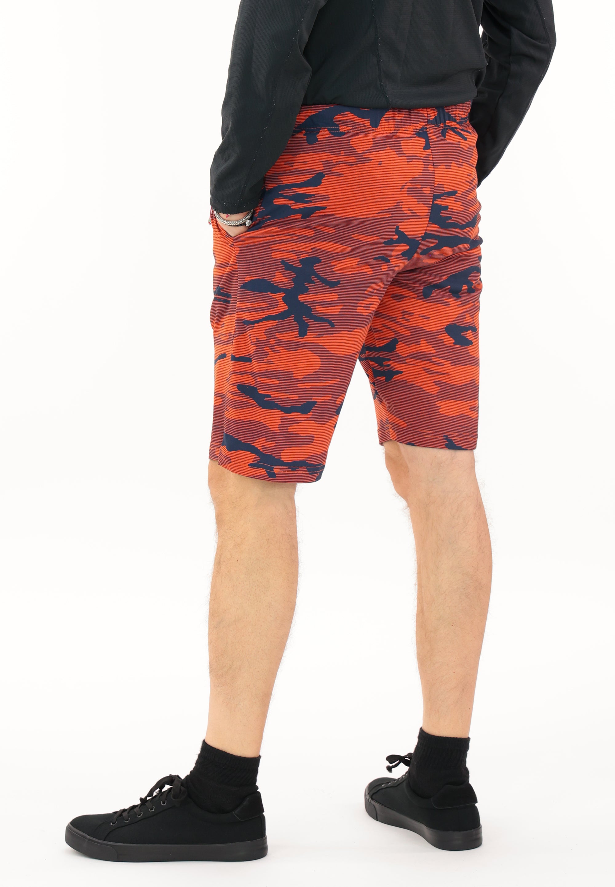 Zubaz NFL Adult Unisex Z88 Camo Lines Shorts, Denver Broncos