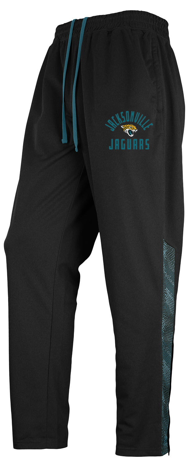 Zubaz NFL MEN Formation Viper Accent Elevated Jacquard Track Pant, JACKSONVILLE JAGUARS