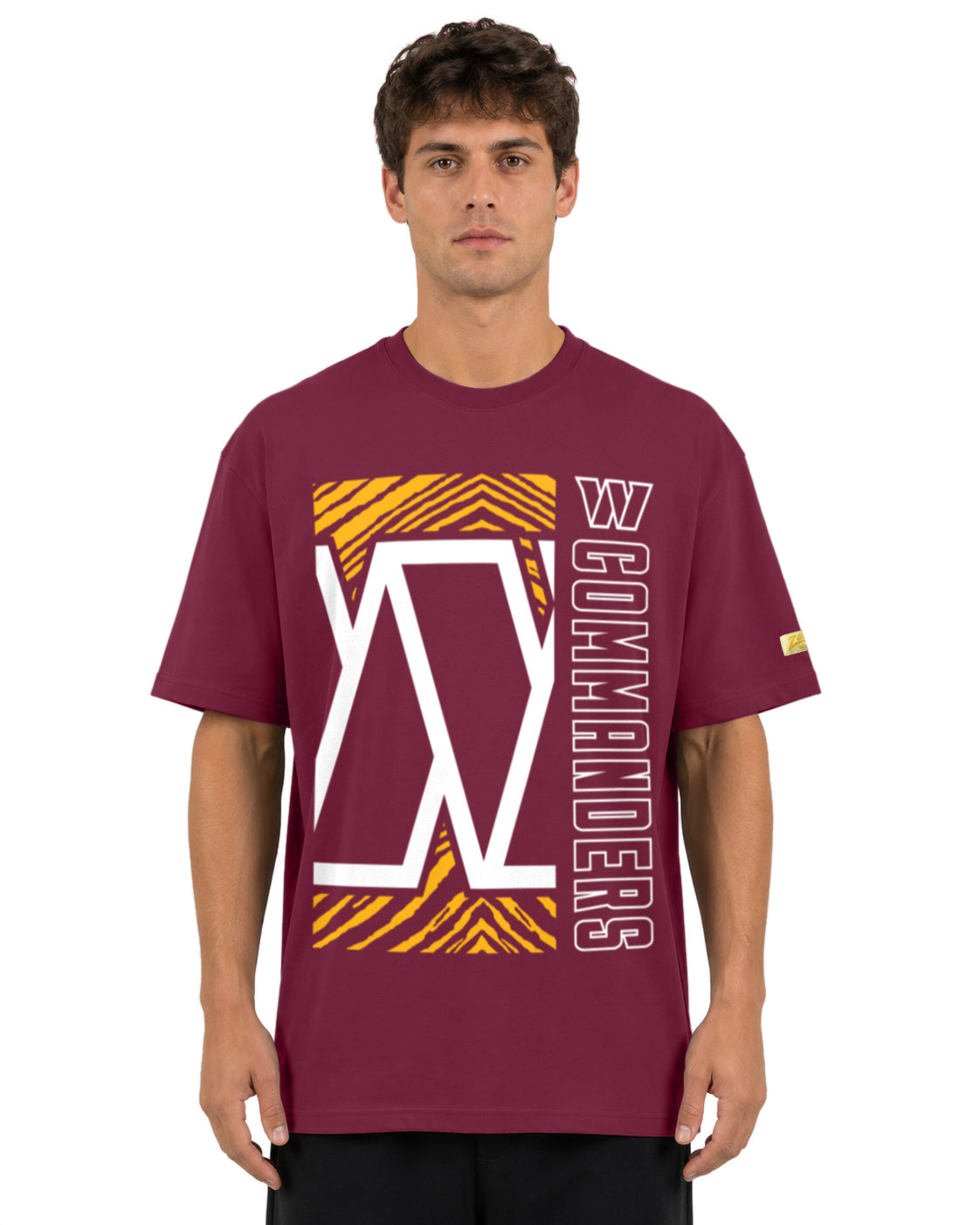 Zubaz NFL Vintage 90s MVP Graphic T-Shirt, Washington Commanders
