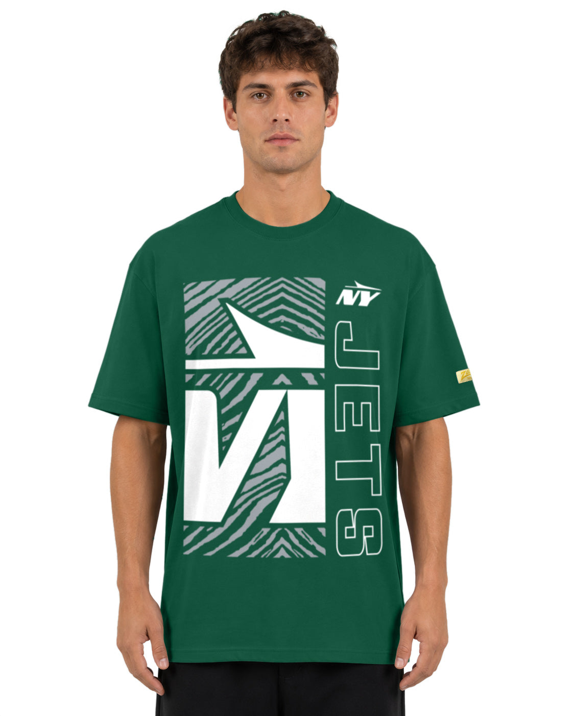 Zubaz NFL Vintage 90s MVP Graphic T-Shirt, New York Jets