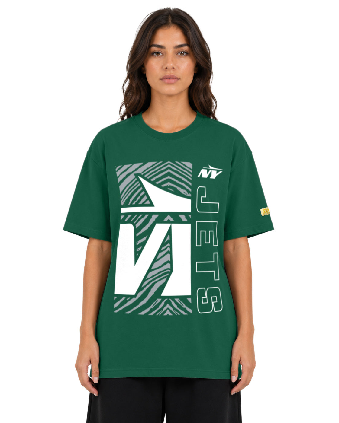 Zubaz NFL Vintage 90s MVP Graphic T-Shirt, New York Jets