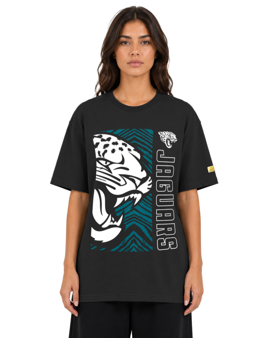 Zubaz NFL Vintage 90s MVP Graphic T-Shirt, Jacksonville Jaguars