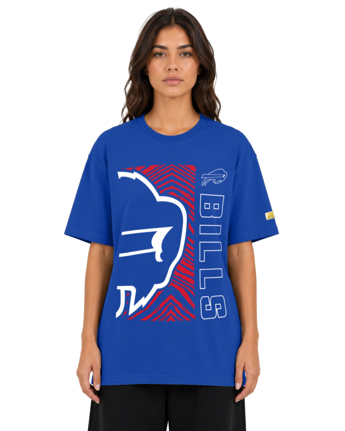 Zubaz NFL Vintage 90s MVP Graphic T-Shirt, Buffalo Bills