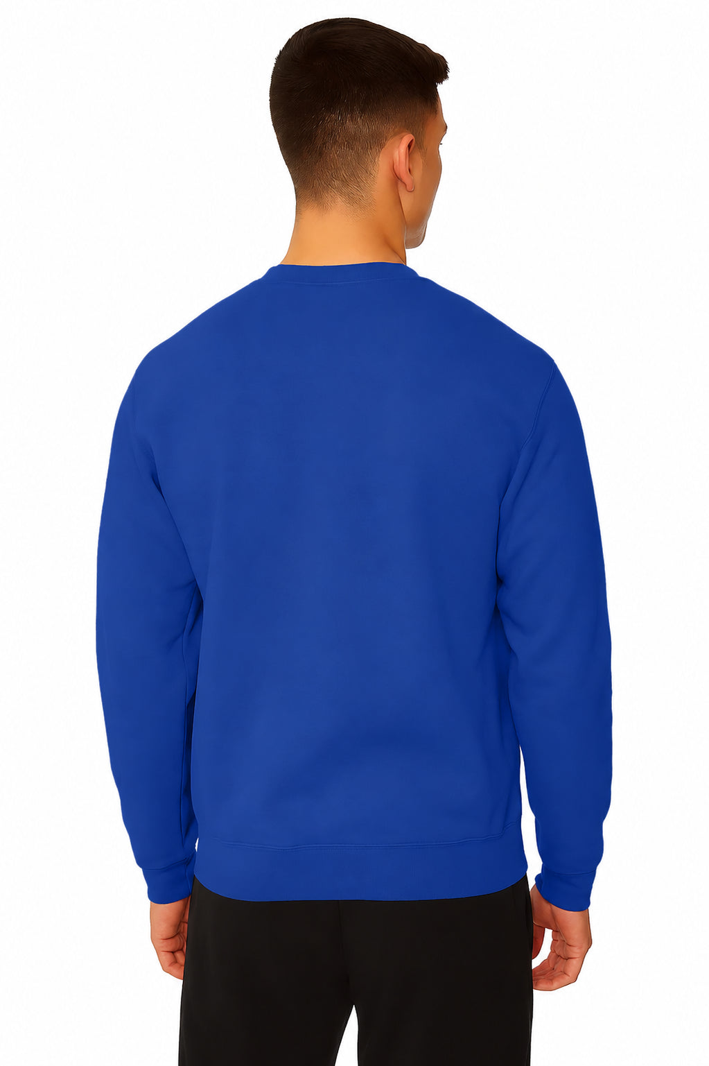 Zubaz NFL Legends Jim Kelly Buffalo Bills Men's Legends Rise Up Crewneck Sweatshirt