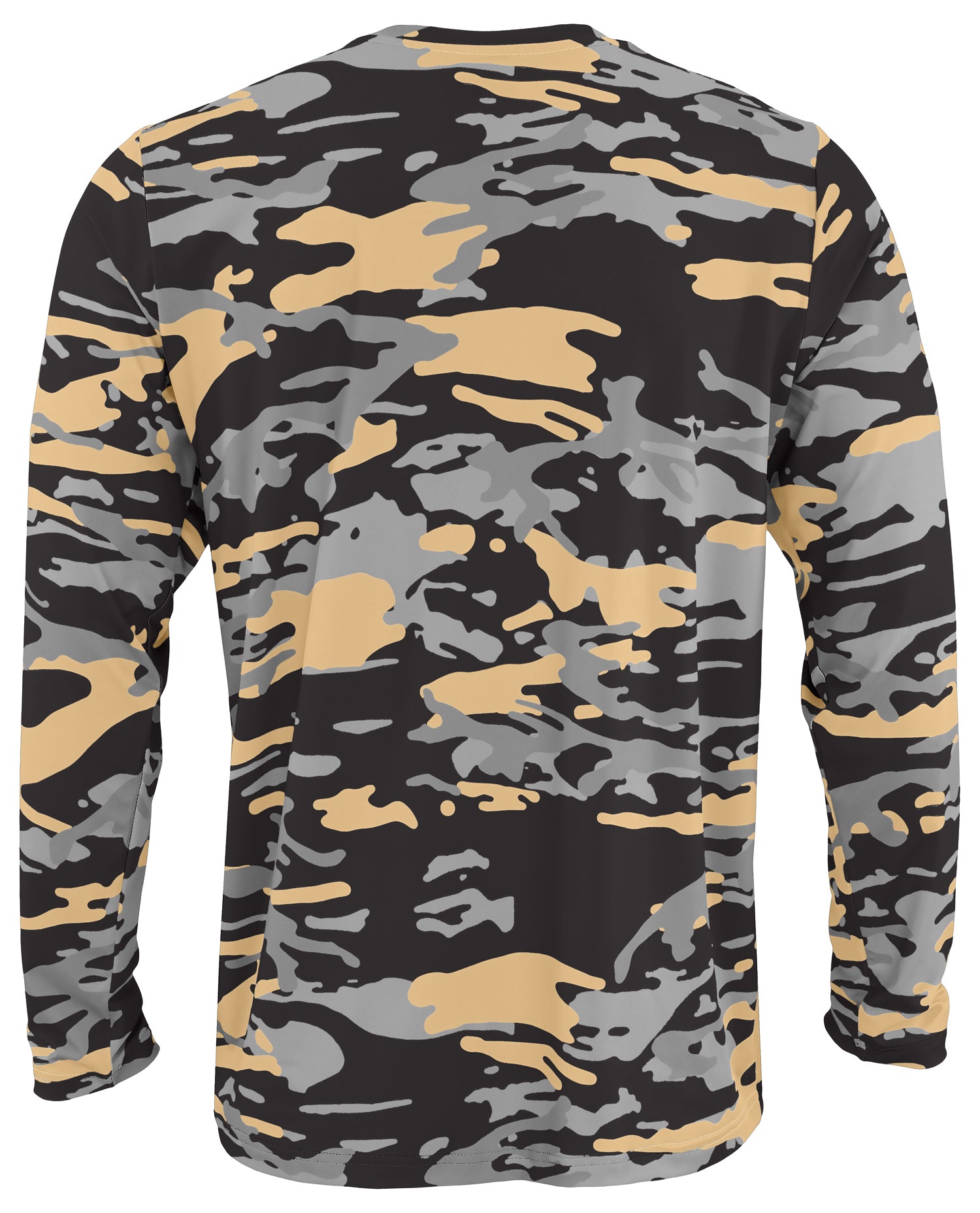 Zubaz NCAA Purdue Boilermakers Men's Alternate Camo Established Long-Sleeve T-Shirt