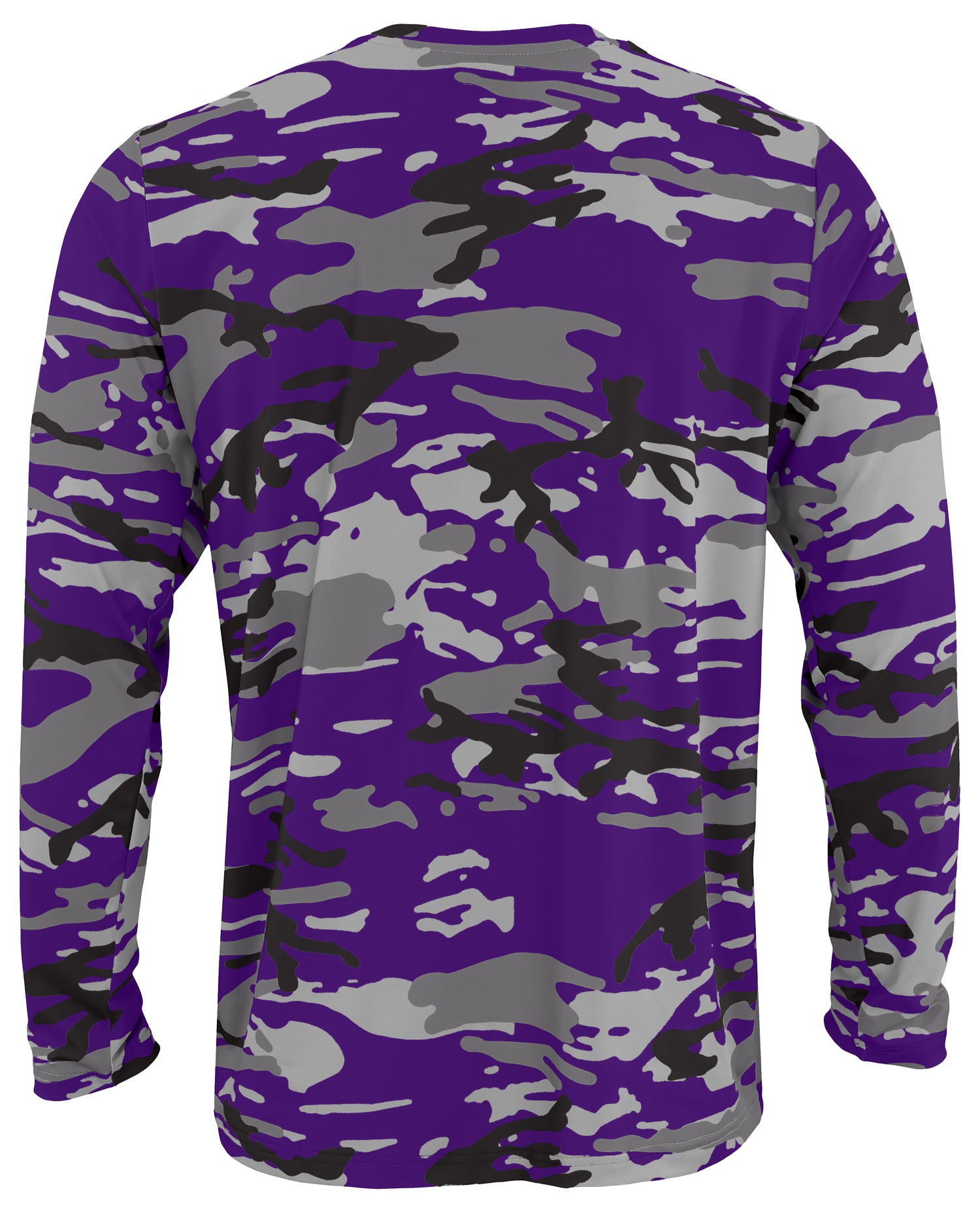 Zubaz NCAA TCU Horned Frogs Men's Alternate Camo Established Long-Sleeve T-Shirt