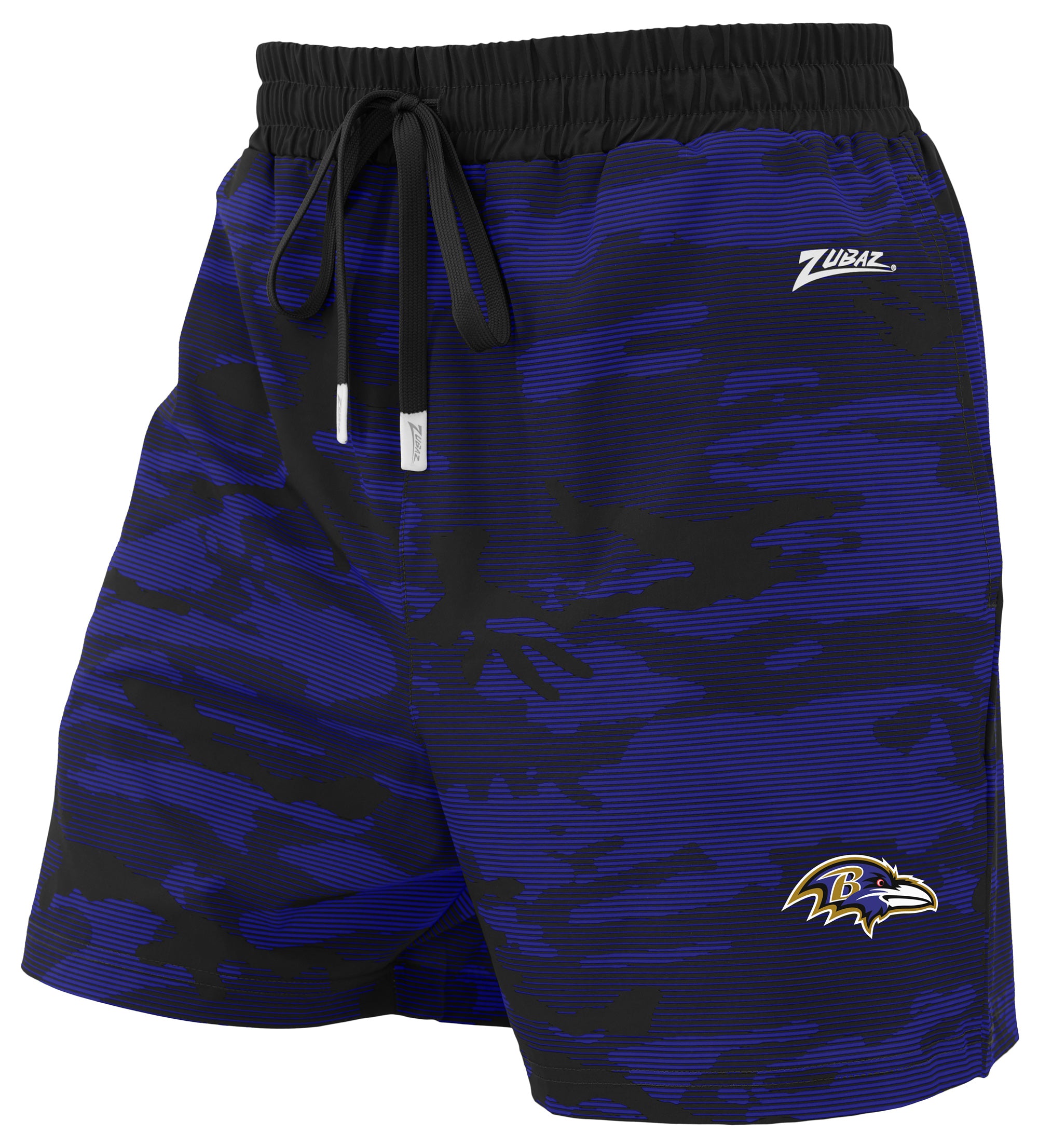 Bunnies　DARC SPORT サーフパンツ　ネイビー×エンジ　28 Zubaz NFL Baltimore Ravens Men's Camo Line 5-Inch Compression Shorts