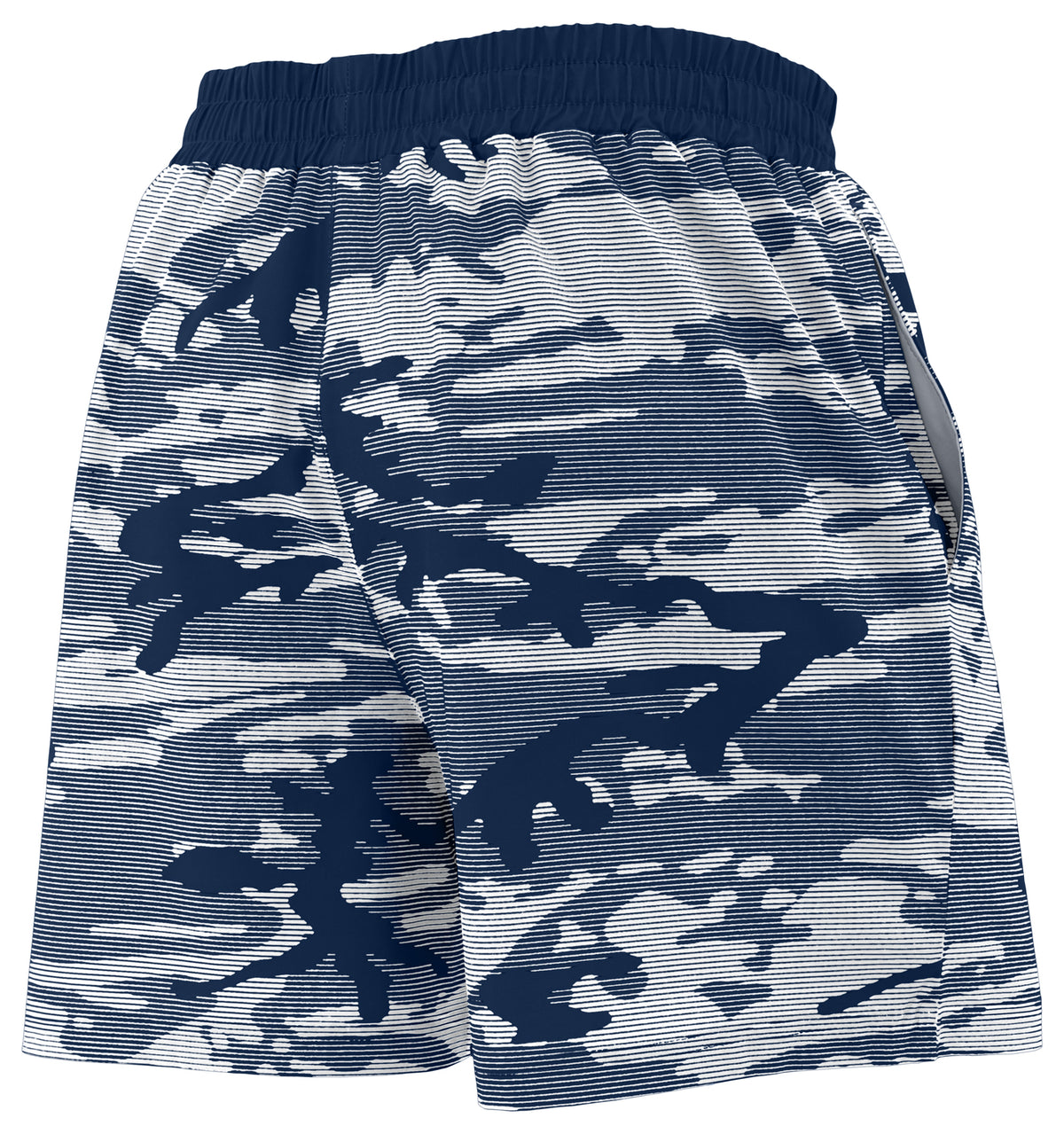 Zubaz NFL Dallas Cowboys Men's Camo Line 5-Inch Compression Shorts with Gray Liners