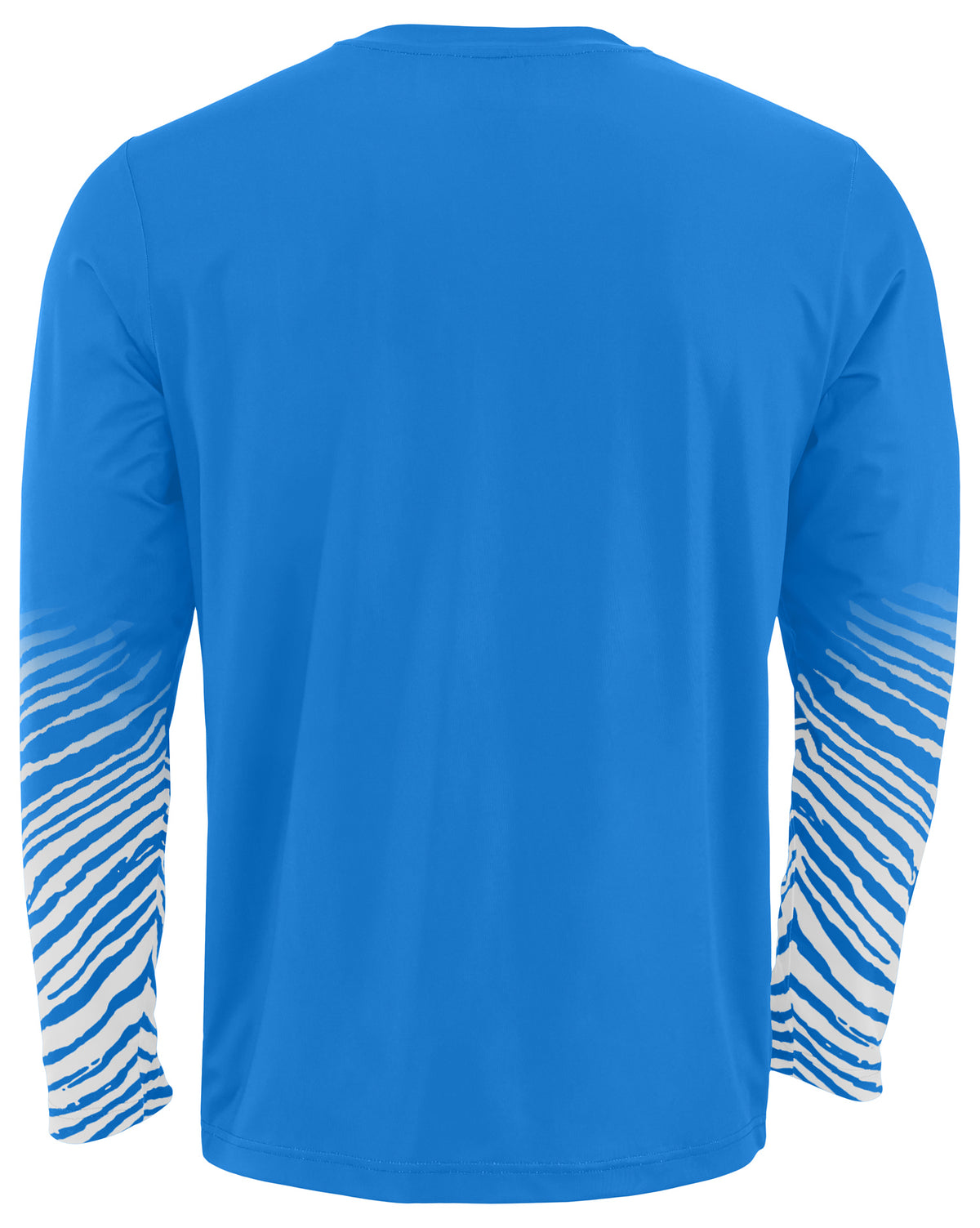 Zubaz NFL Men's Team Color Zebra Fade Sleeves Long Sleeve T-Shirt, Tennessee Titans (New Logo)