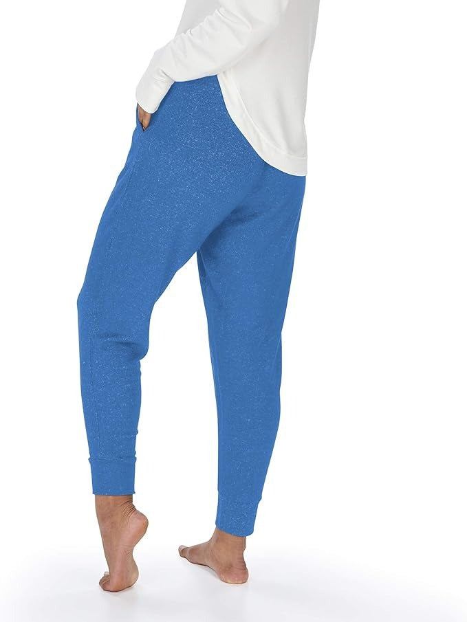 Zubaz NFL Detroit Lions Women's Team Color Upright Marled Soft Joggers
