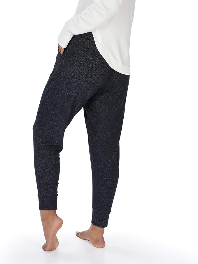 Zubaz NFL Pittsburgh Steelers Women's Team Color Upright Marled Soft Joggers