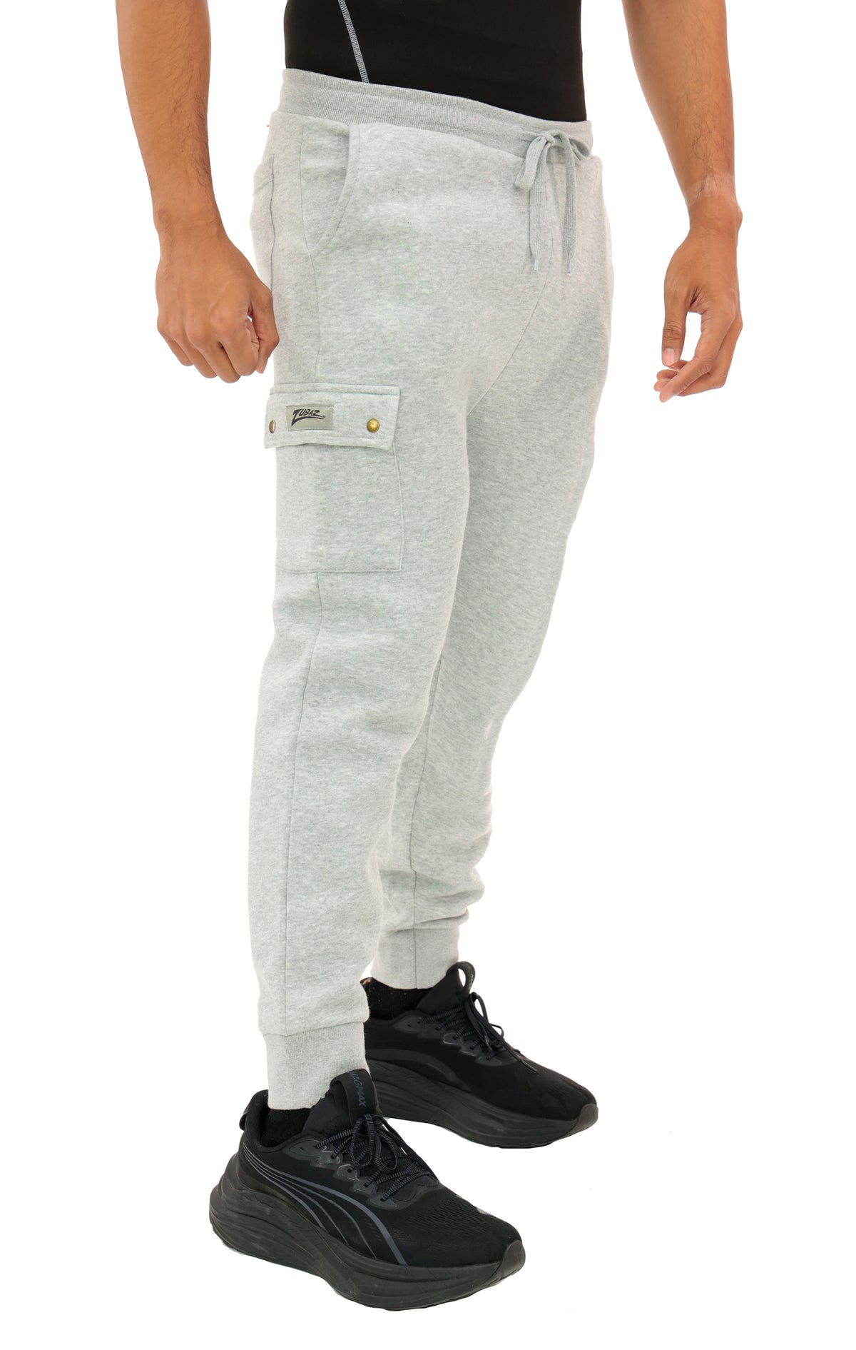 Zubaz NFL Dallas Cowboys Men's Gray 3 Color Upright Zebra Cargo Joggers
