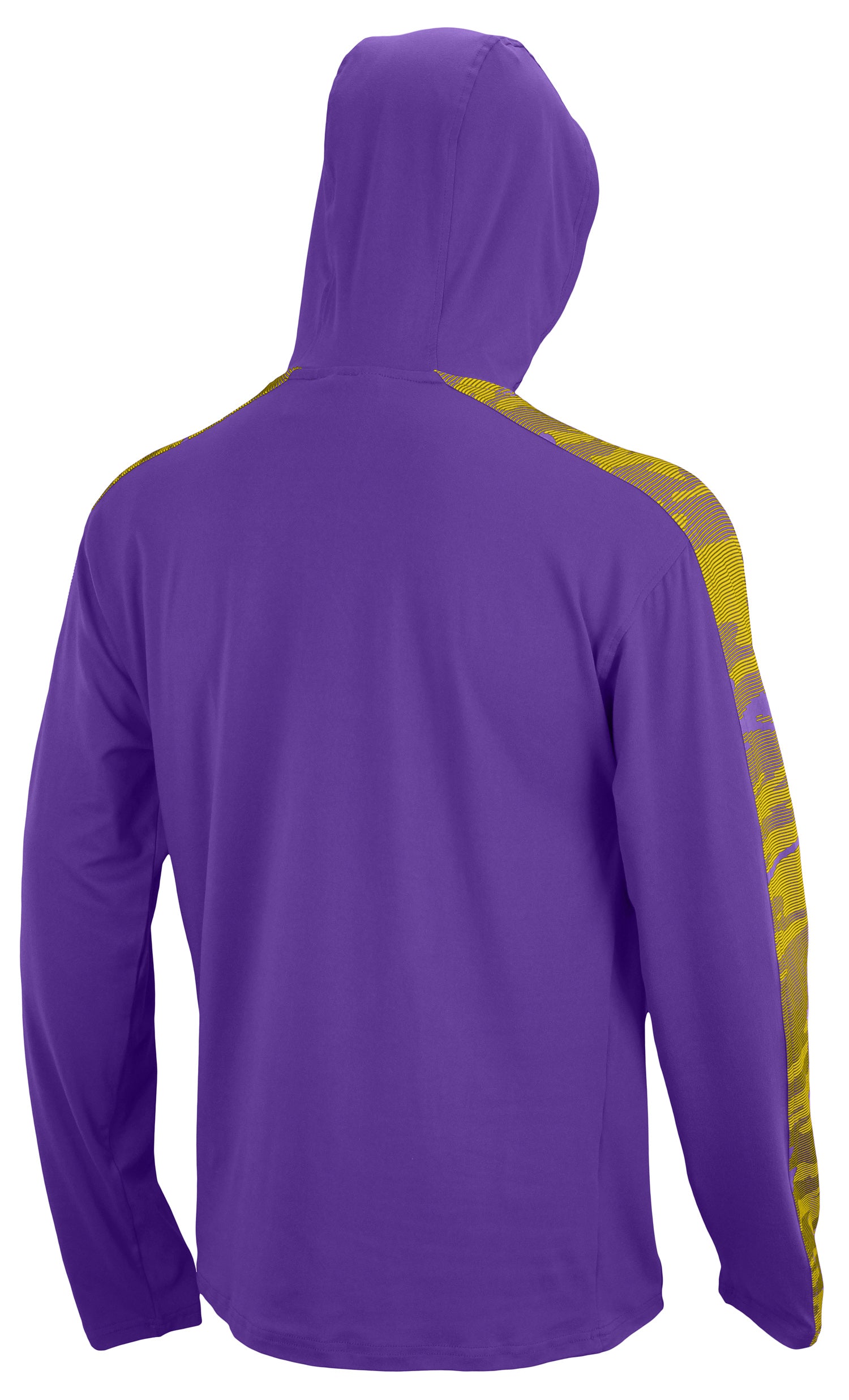 Zubaz NFL Minnesota Vikings Men's Camo Accent Elevated Lightweight Hoodie