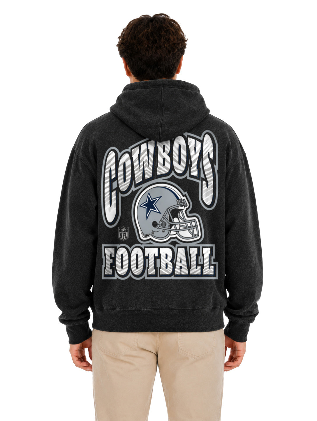 Zubaz NFL Unisex 90s Vintage All Pro Hoodie, Dallas Cowboys