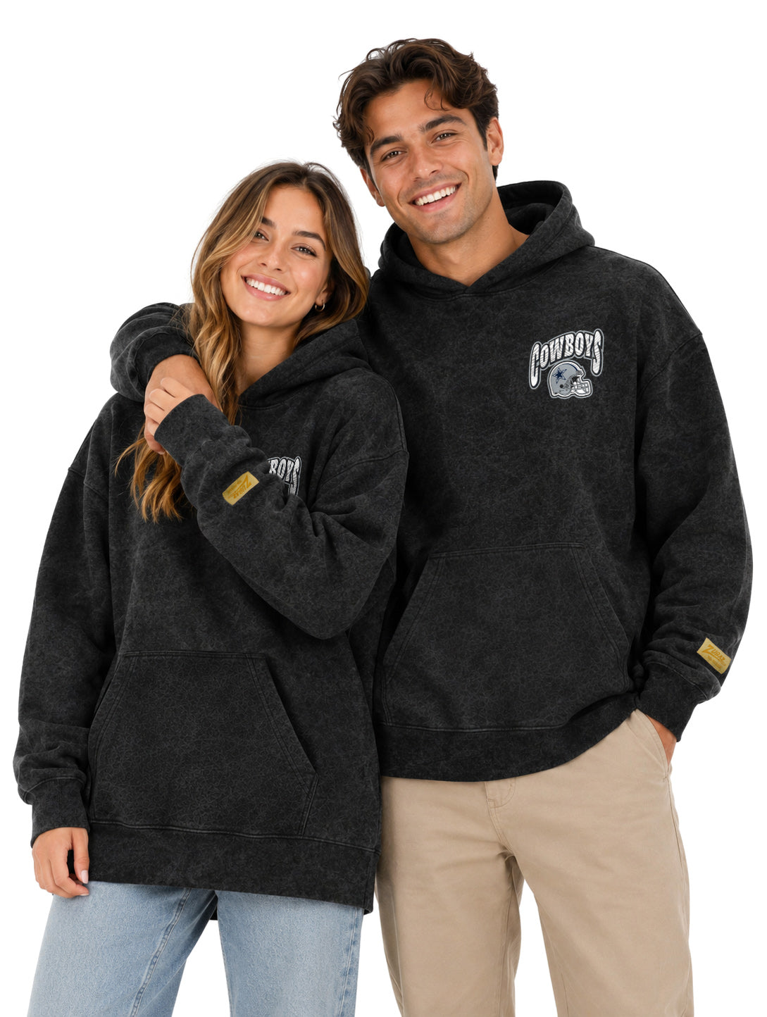 Zubaz NFL Unisex 90s Vintage All Pro Hoodie, Dallas Cowboys