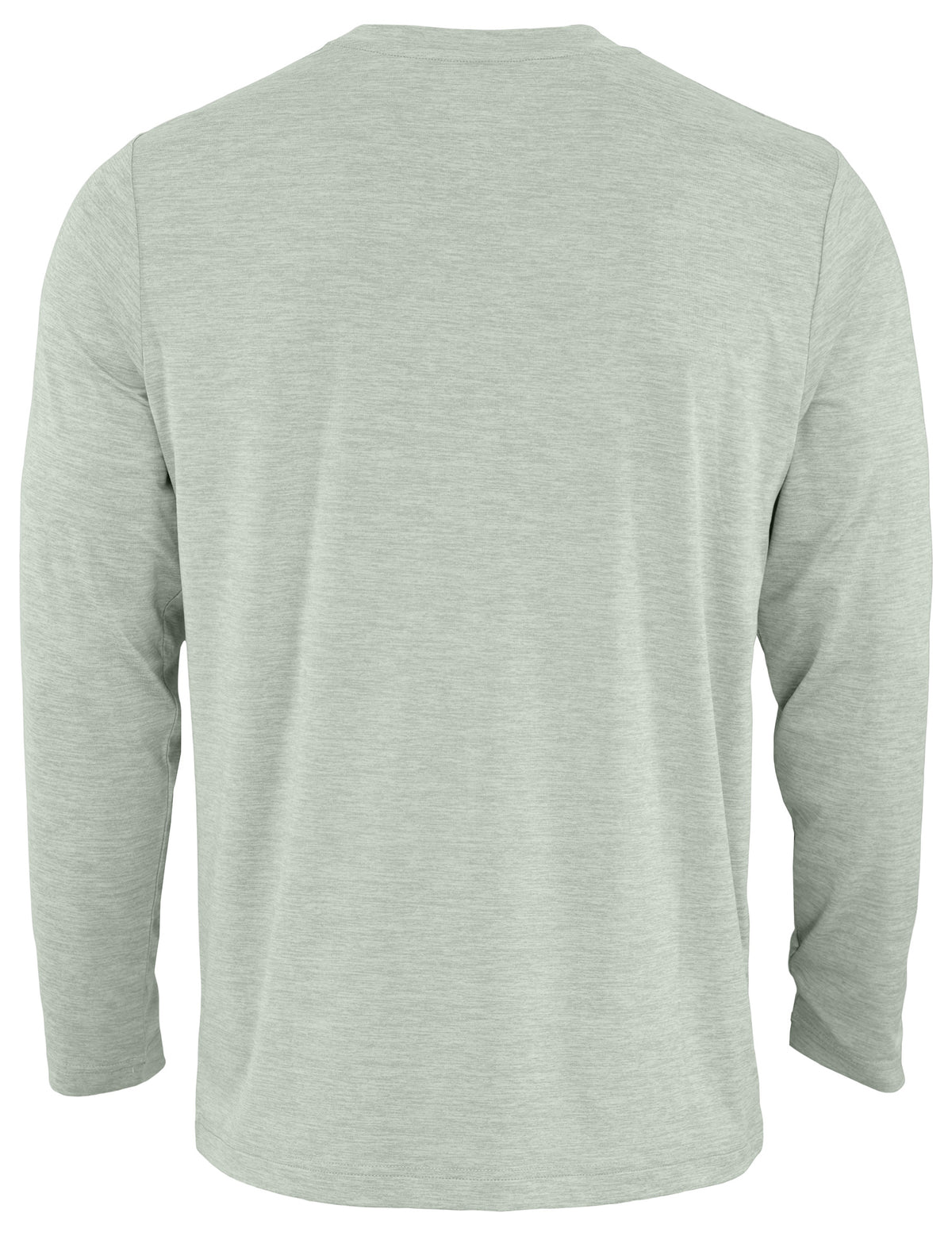 Zubaz NFL Dallas Cowboys Men's Heather Gray Tunnel Tonal Long-Sleeve T-Shirt