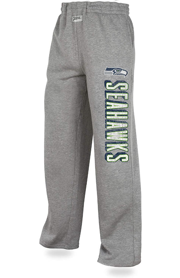 Zubaz NFL Men's Seattle Seahawks Sweatpants, Heather Gray
