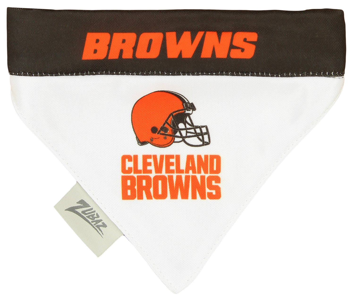 Zubaz X Pets First NFL Cleveland Browns Reversible Bandana For Dogs & Cats - Official NFL Browns Zubaz Apparel (3 of 5)