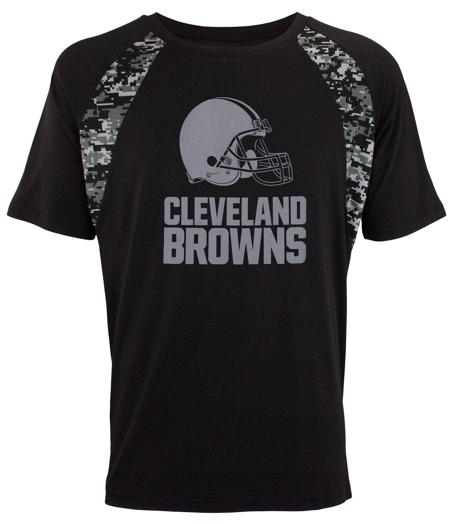 Zubaz NFL Football Men's Cleveland Browns Digi Tonal Camo Raglan T-Shirt