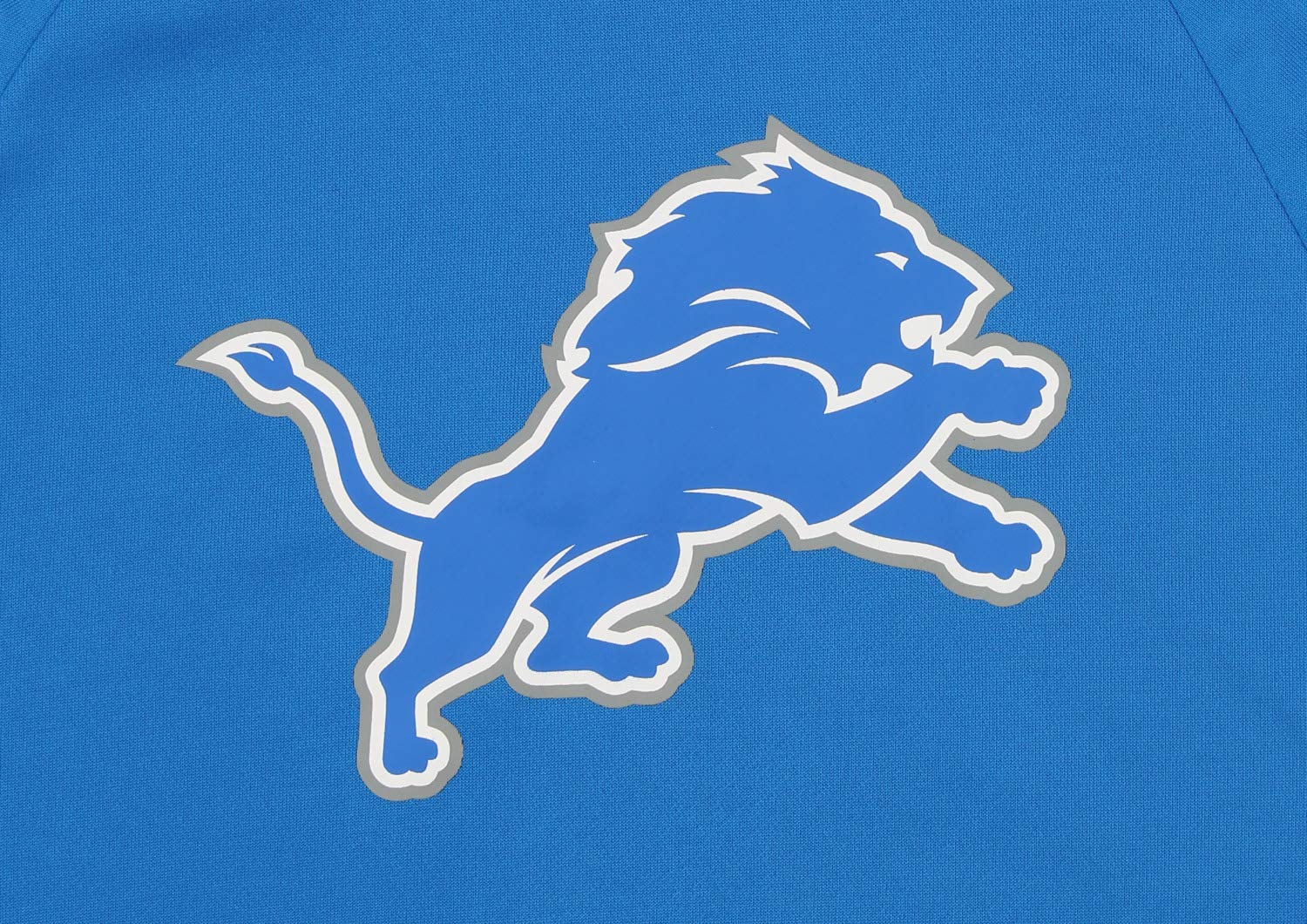 Zubaz NFL Detroit Lions Men's Lightweight Performance French Terry Hoodie