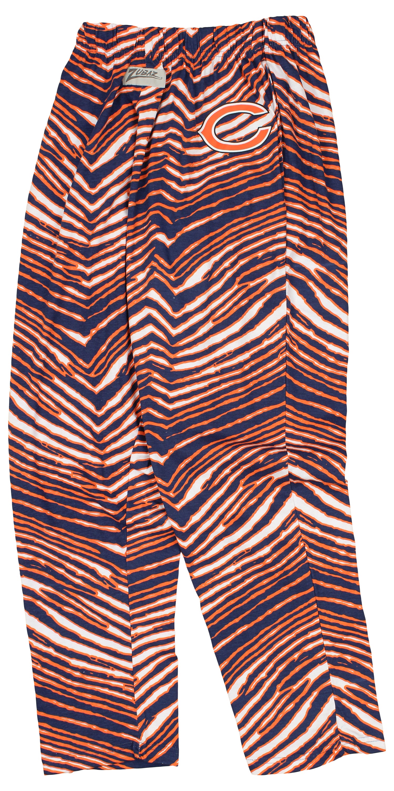 Zubaz Chicago Bears NFL Men's Zebra Left Hip Logo Lounge Pant