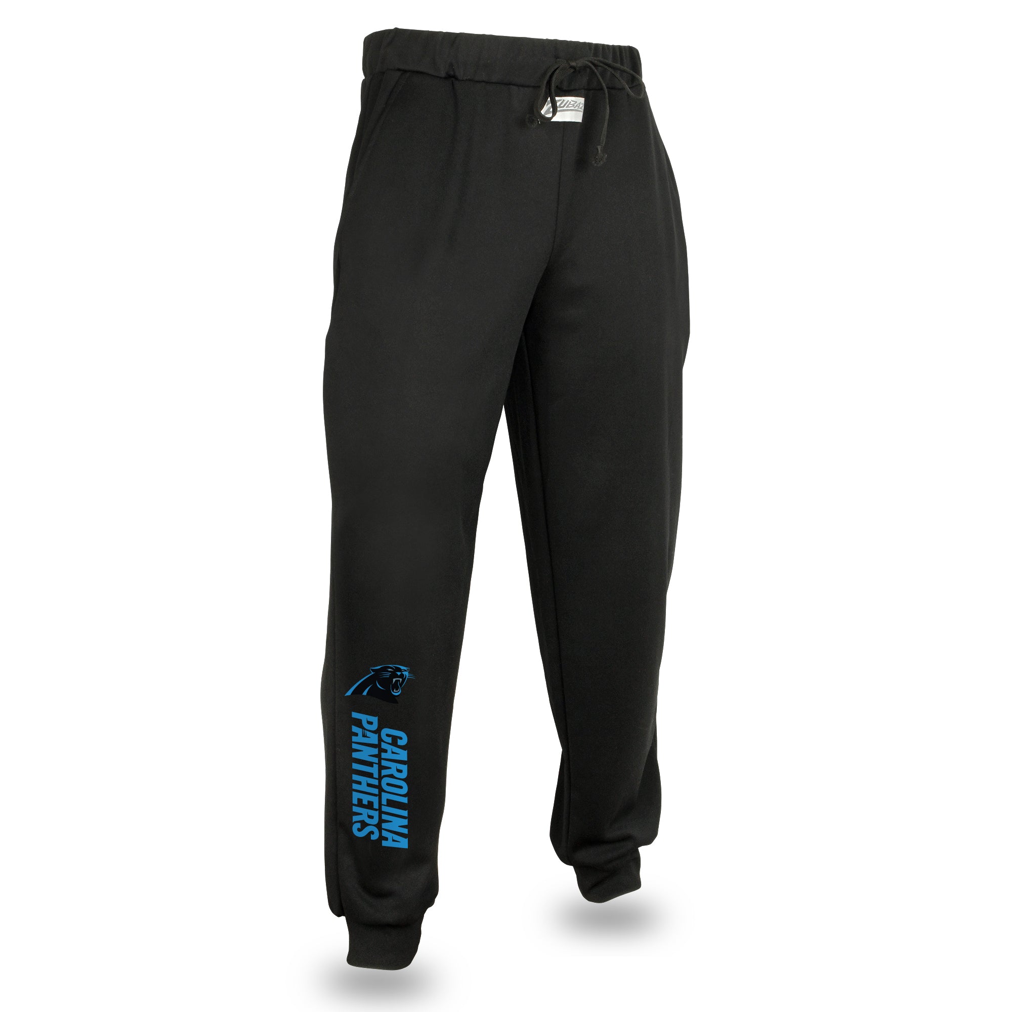 Zubaz NFL Men's Carolina Panthers Team Color Joggers, Black