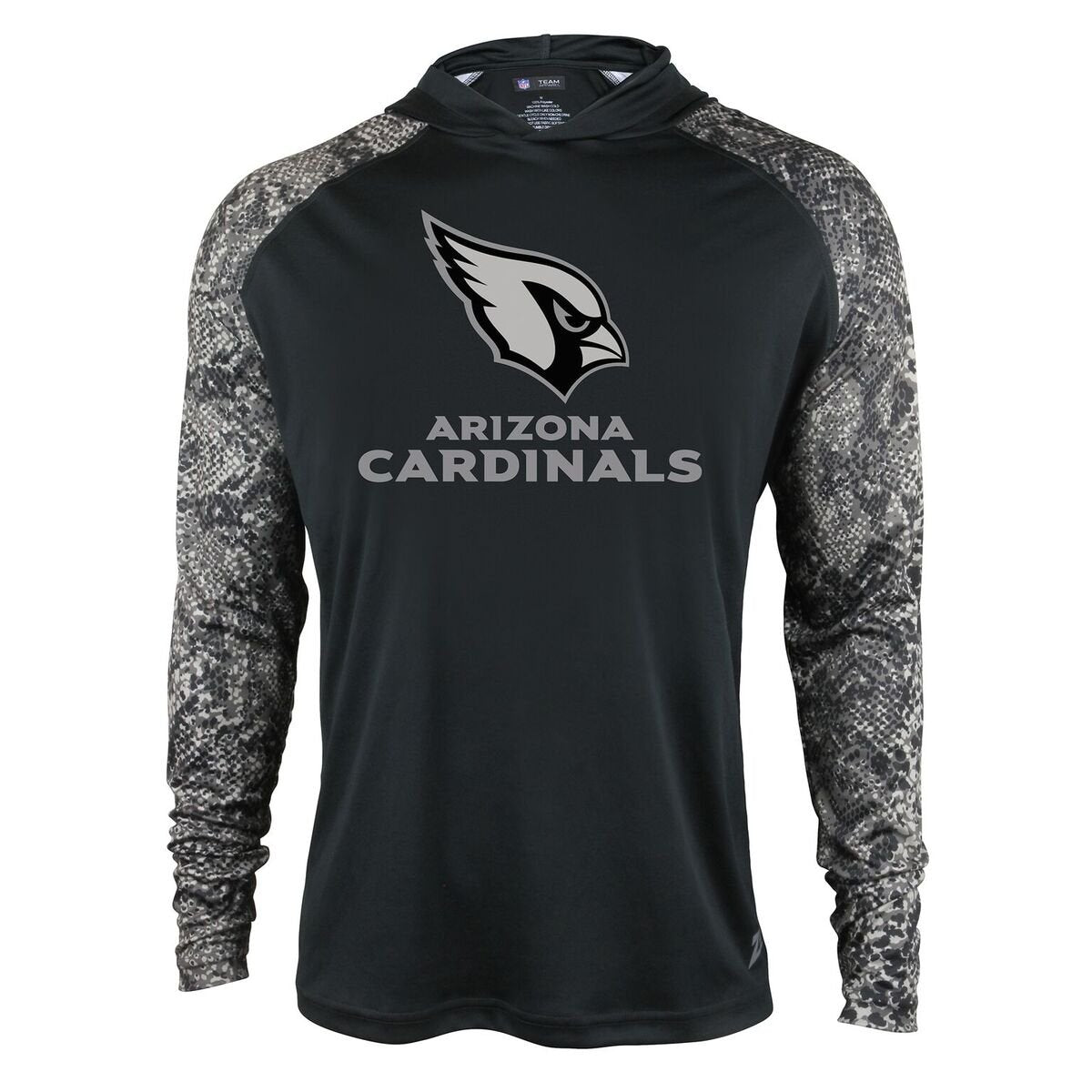 Zubaz Men's NFL Arizona Cardinals Tonal Lightweight Hoodie