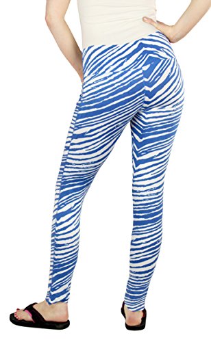 Zubaz NFL Women's Indianapolis Colts Team Color Tiger Print Leggings Pants