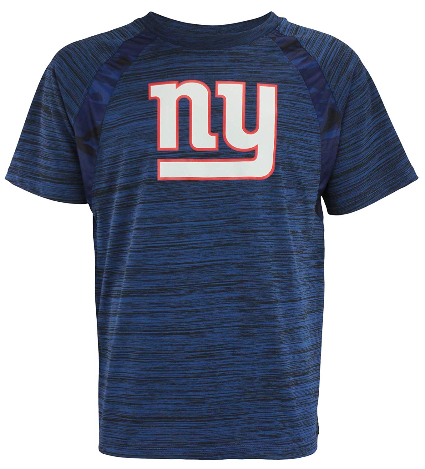 Zubaz NFL Men's New York Giants Tonal Camo Raglan T-Shirt