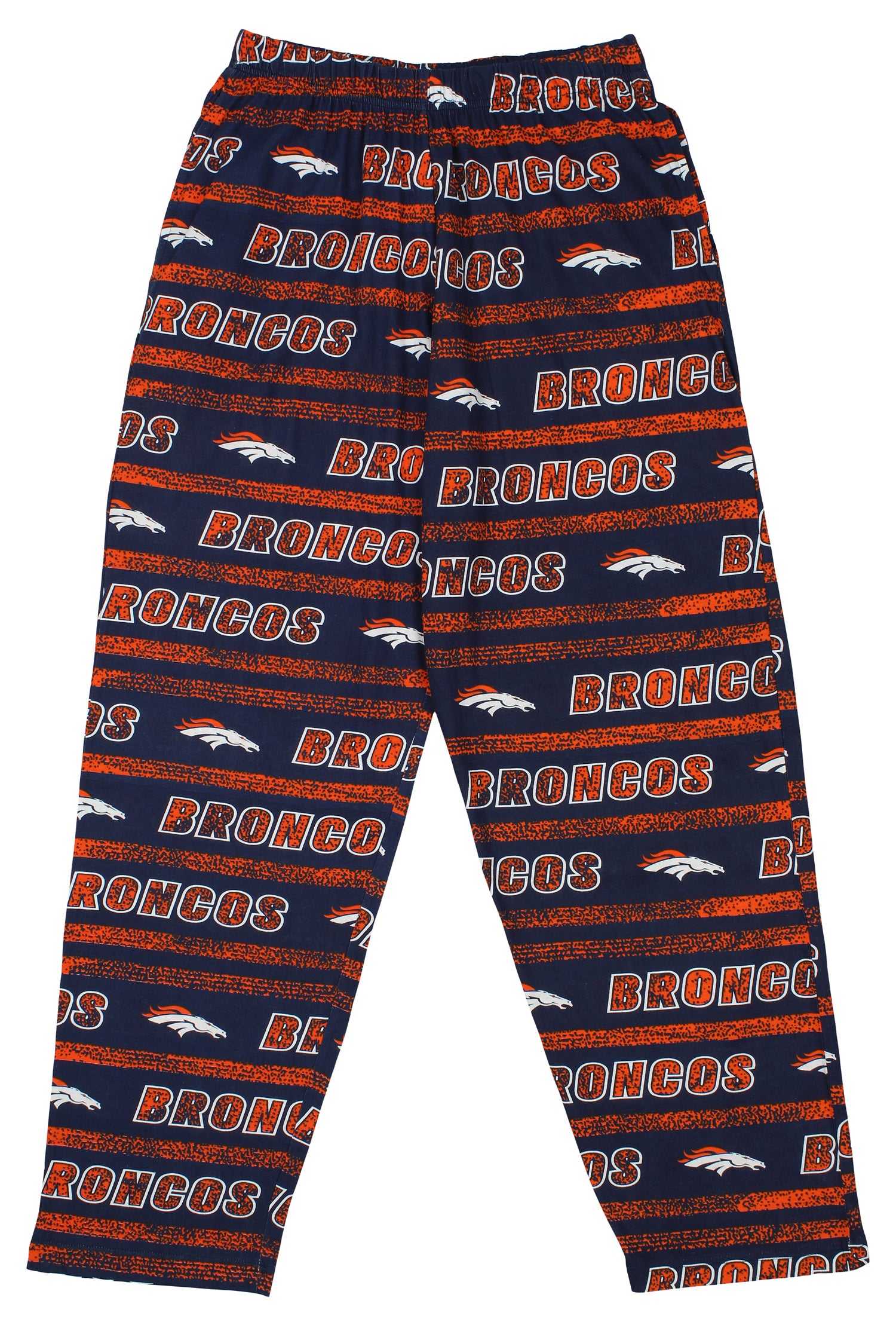 Zubaz NFL Football Men's Denver Broncos Static Lines Comfy Pants