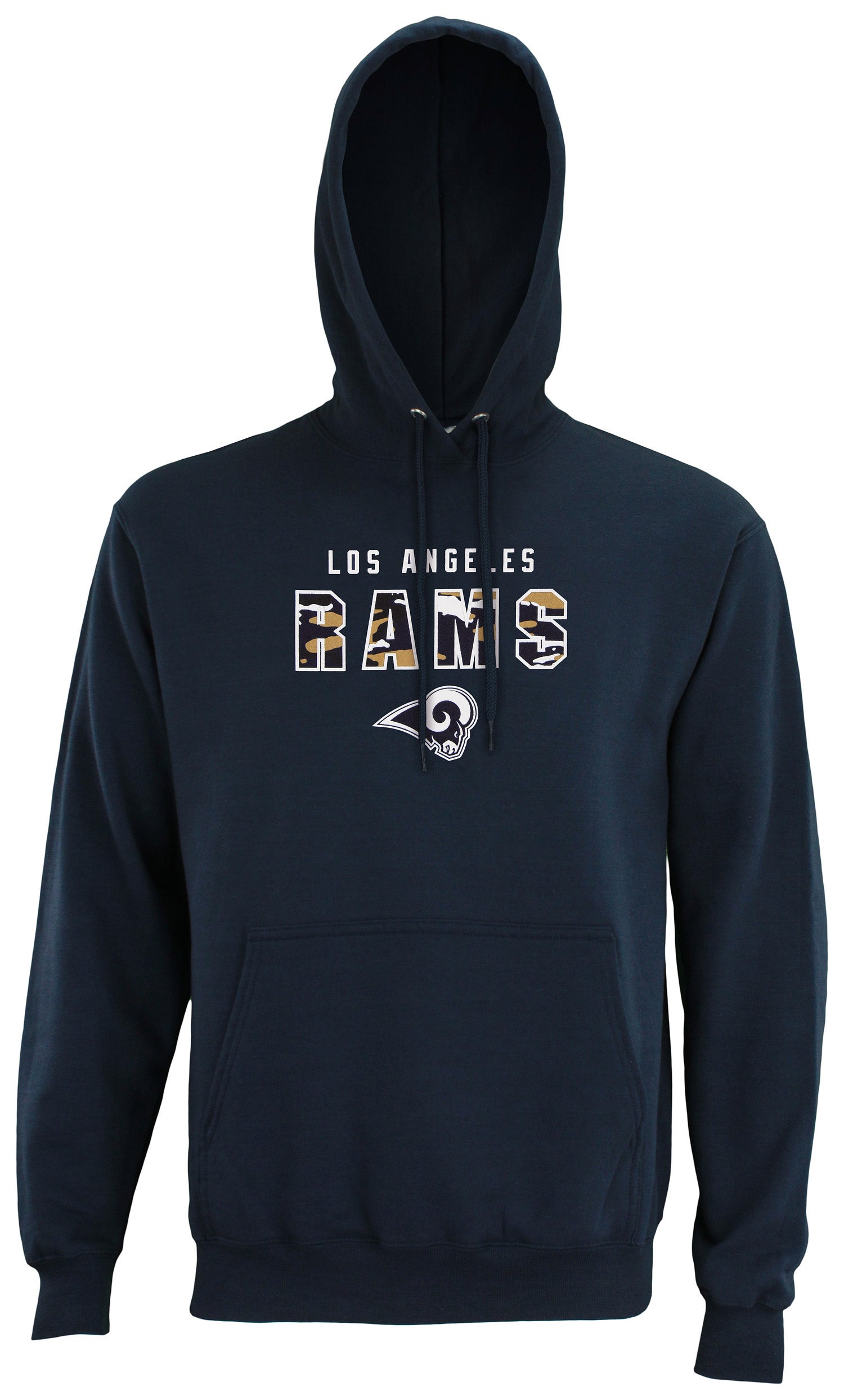 Zubaz NFL Men's Los Angeles Rams Camo Block Logo Hoodie