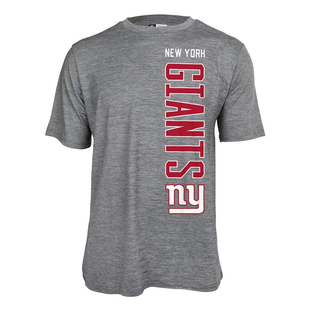Zubaz NFL Men's New York Giants Vertical Team Name Graphic Tee