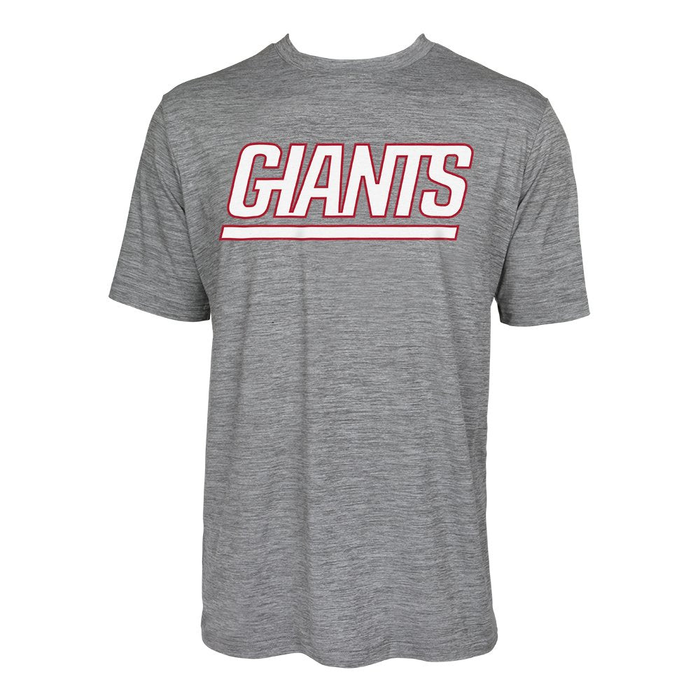 Zubaz NFL Men's New York Giants Team Name and Logo Wordmark Tee