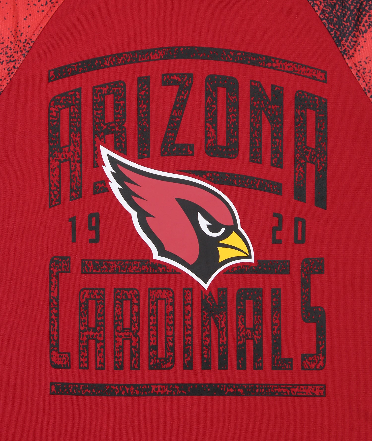 Zubaz NFL Men's Arizona Cardinals Light Weight Pullover Hoodie with Static Sleeves