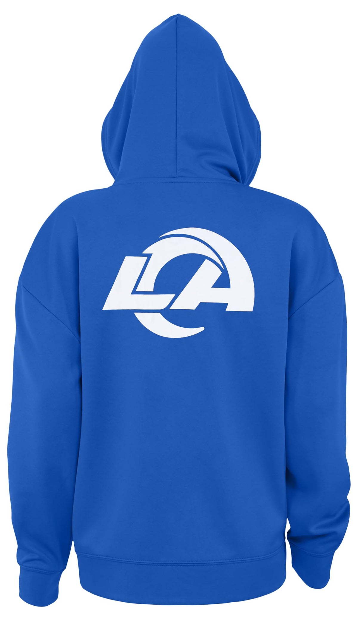 Zubaz NFL Women's Standard Full Zip Hoodie Los Angeles Rams