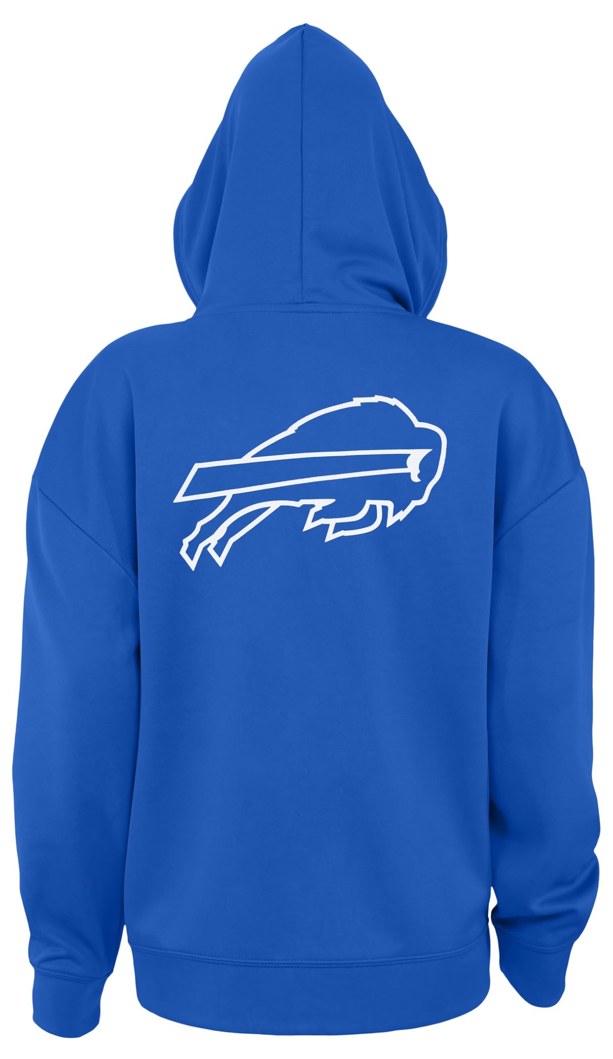 Zubaz NFL Women's Standard Full Zip Hoodie Buffalo Bills