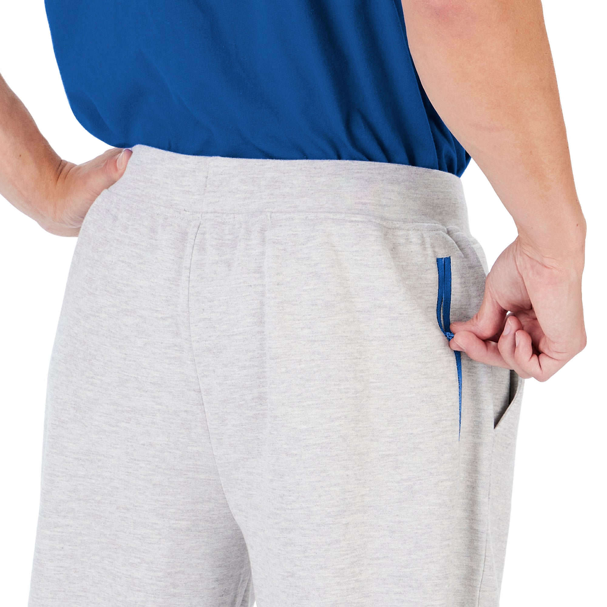 Zubaz NFL Men's Buffalo Bills Heather Gray Speed Jogger