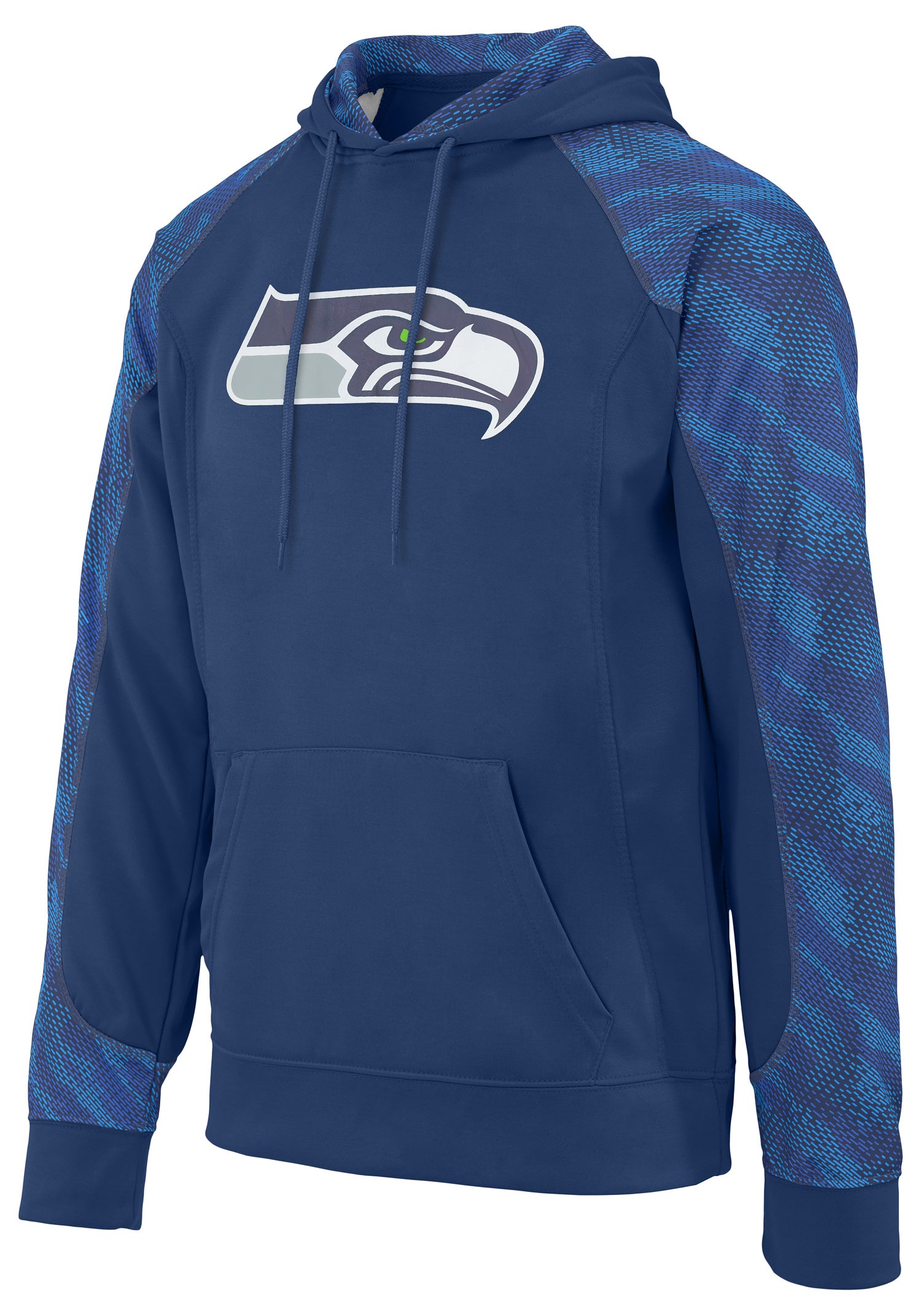 Zubaz NFL Men's Elevated Logo Viper Hoodie Seattle Seahawks - Official NFL Seahawks Zubaz Apparel (1 of 3)