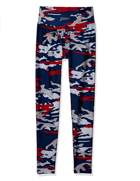Zubaz NFL Women's New England Patriots Camo Print Legging Bottoms